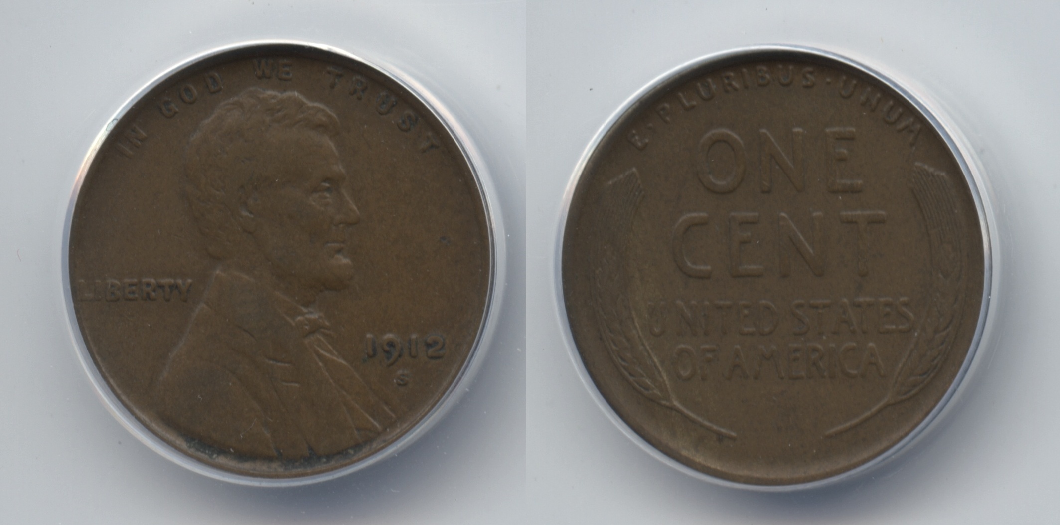 1912-S Lincoln Cent ANACS VF-35