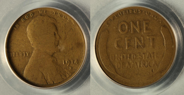 1914-D Lincoln Cent ICG PCGS Good-6 camera small