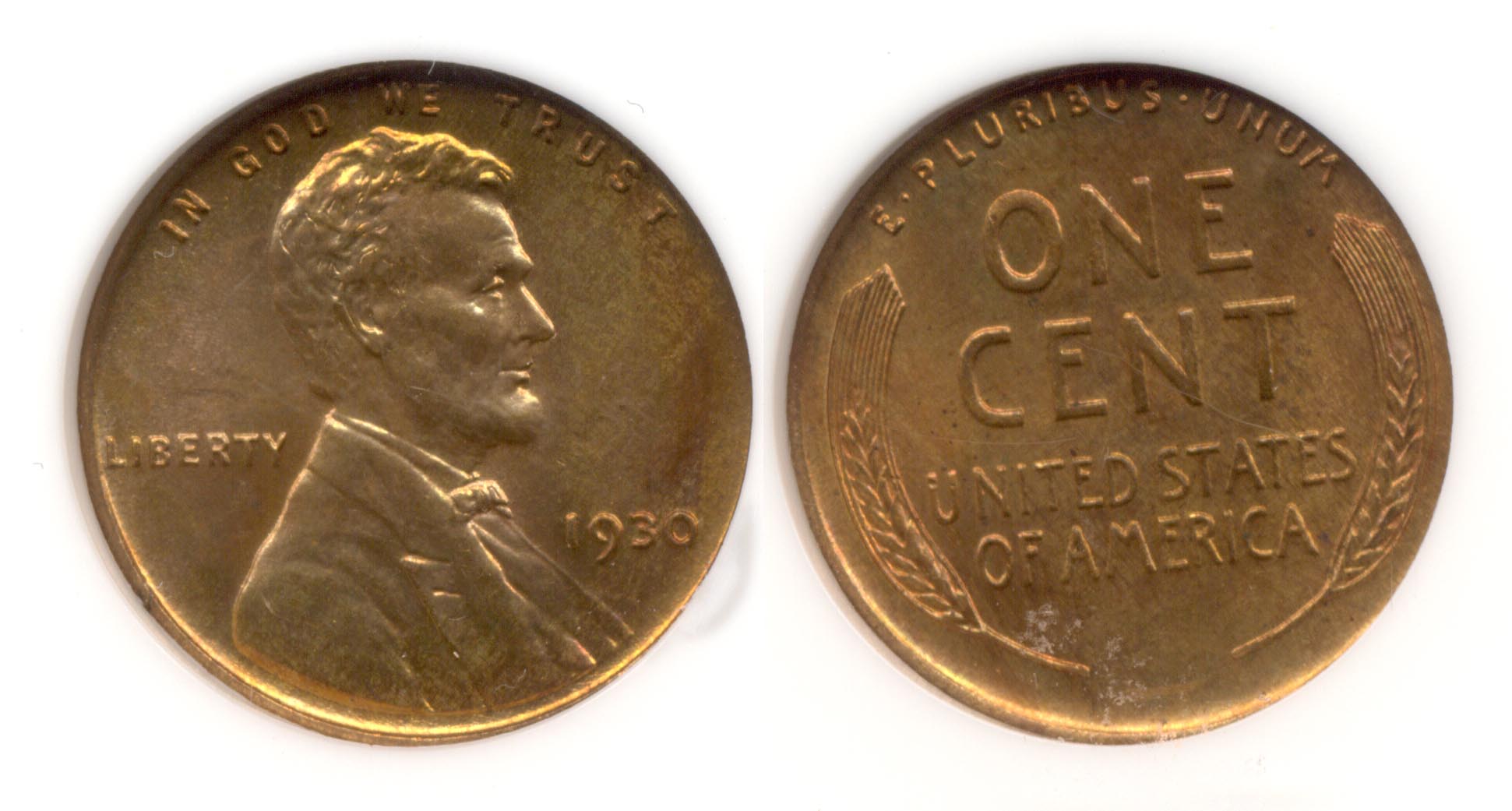 1930 Lincoln Cent NGC MS-65 Red