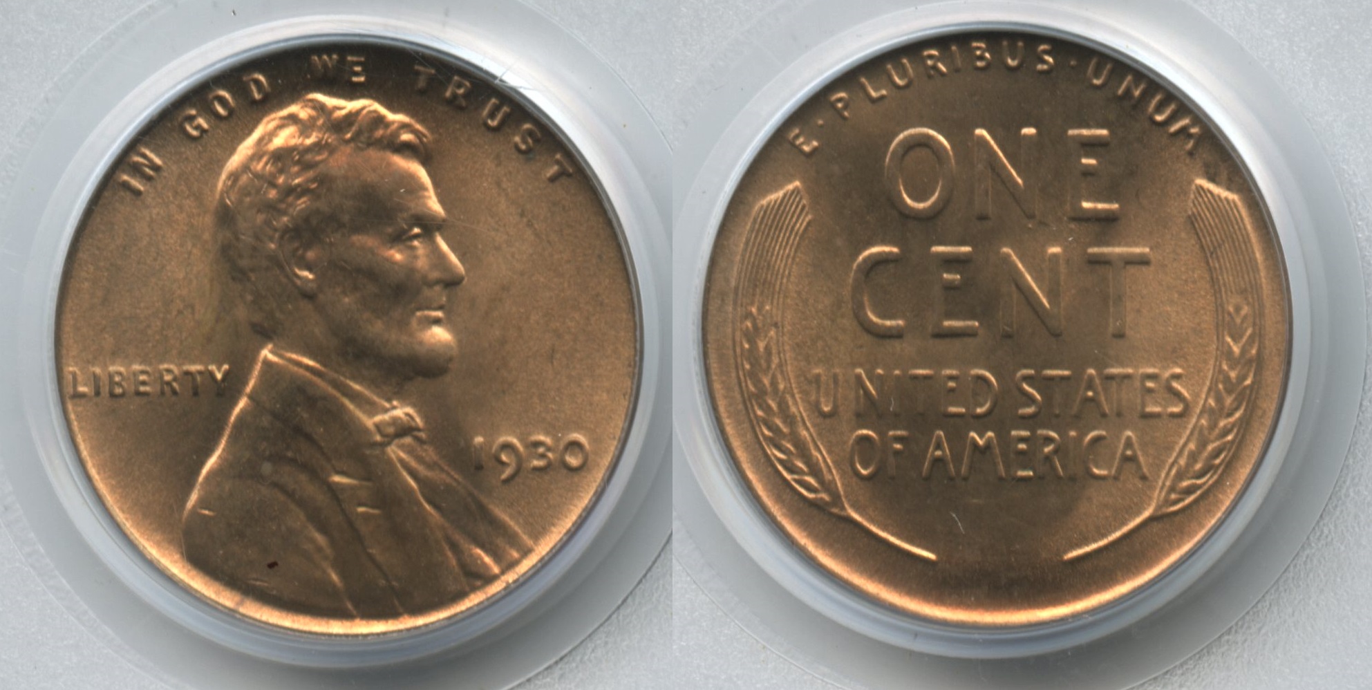 1930 Lincoln Cent PCGS MS-65 Red