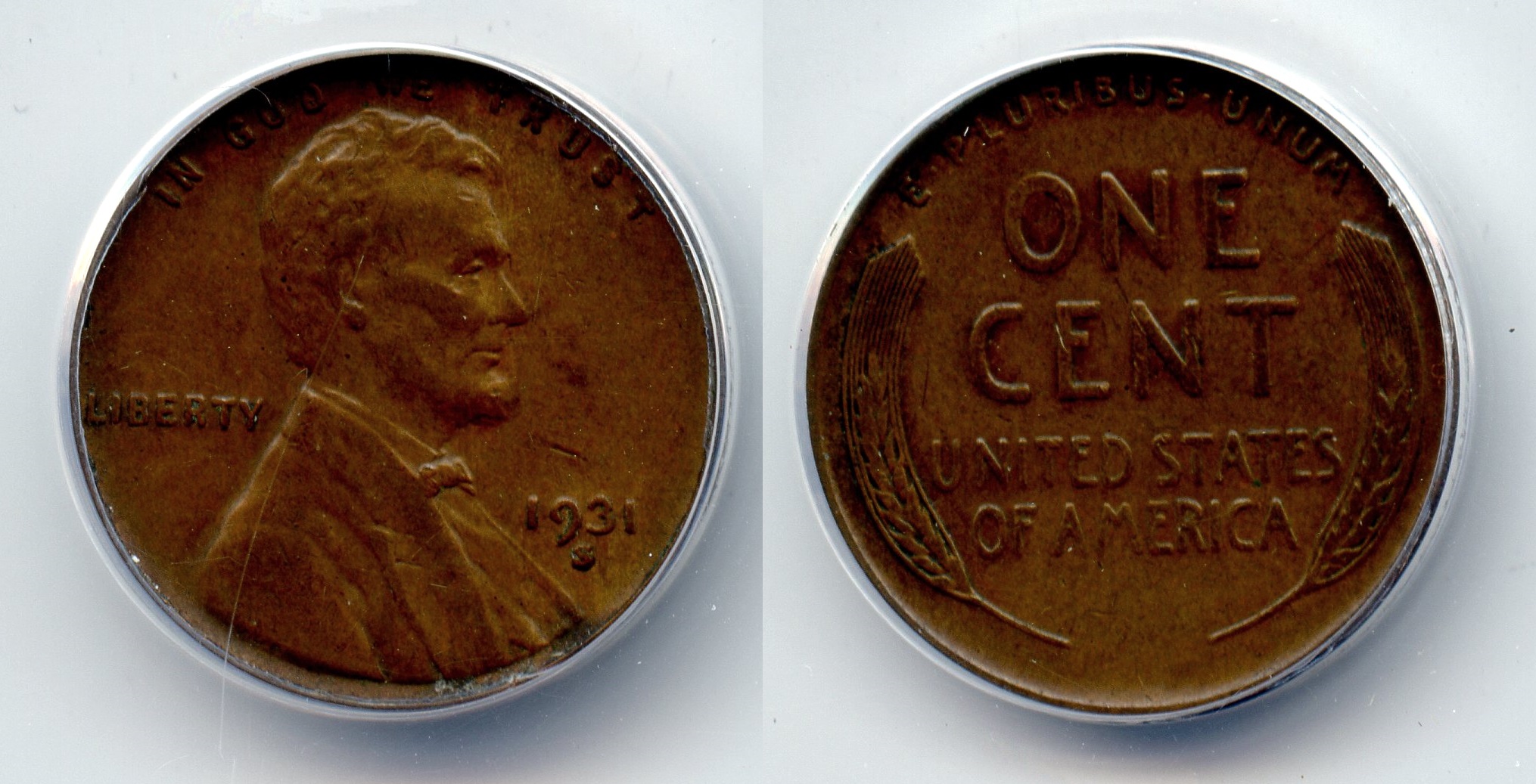 1931-S Lincoln Cent ANACS EF-40 #a