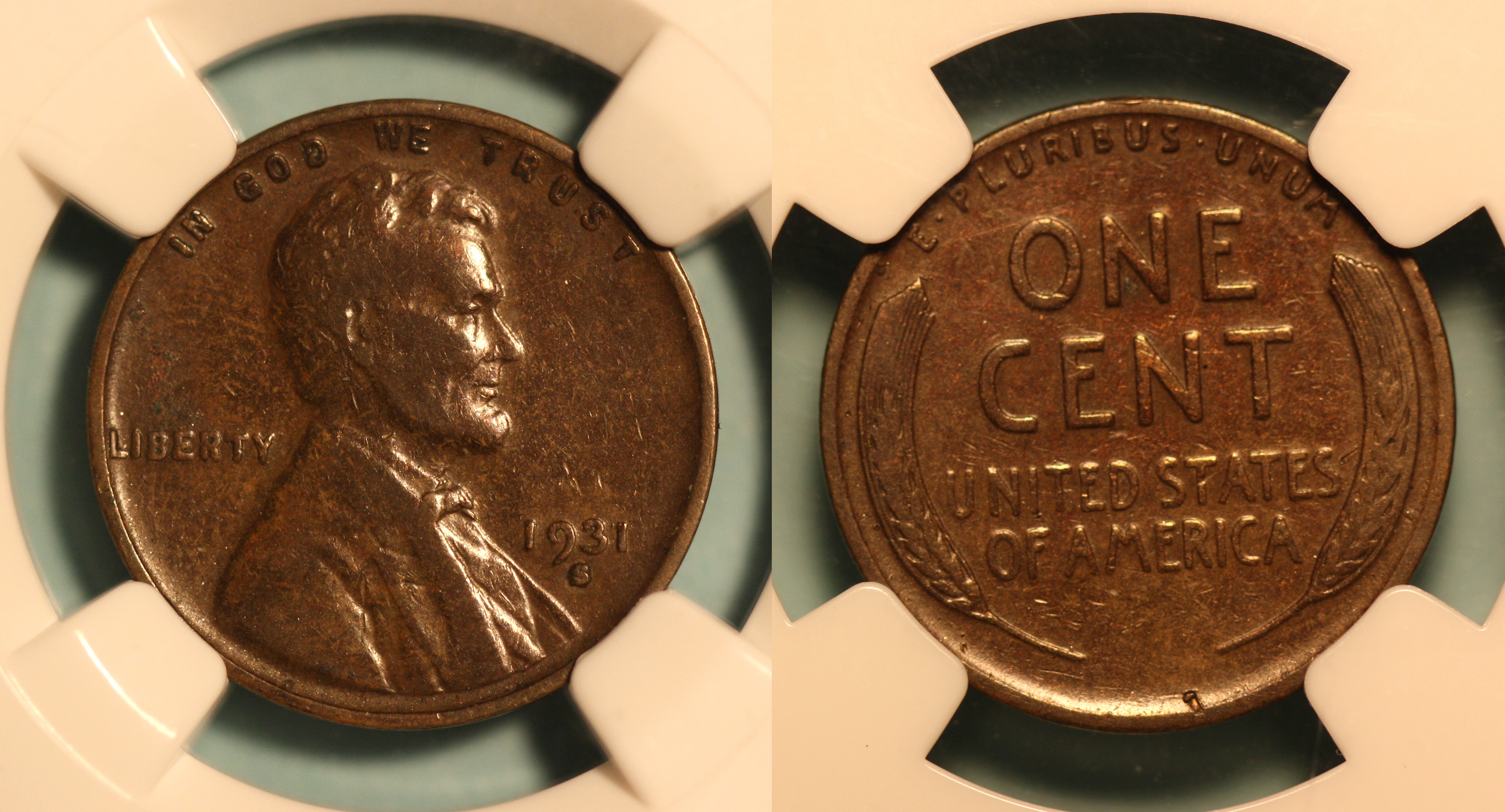 1931-S Lincoln Cent NGC Fine-15 camera
