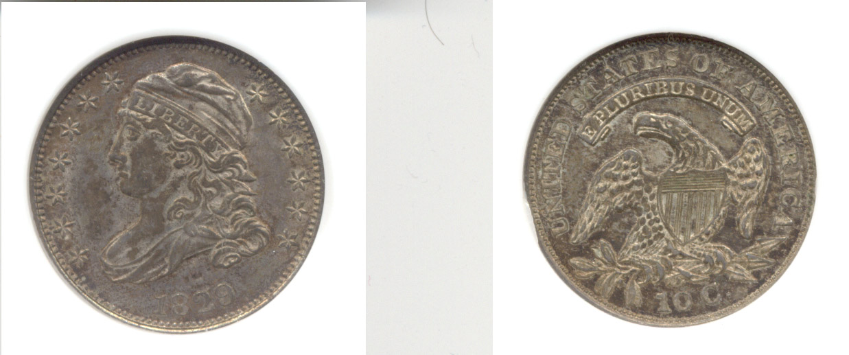 1829 Capped Bust Dime NGC MS-63