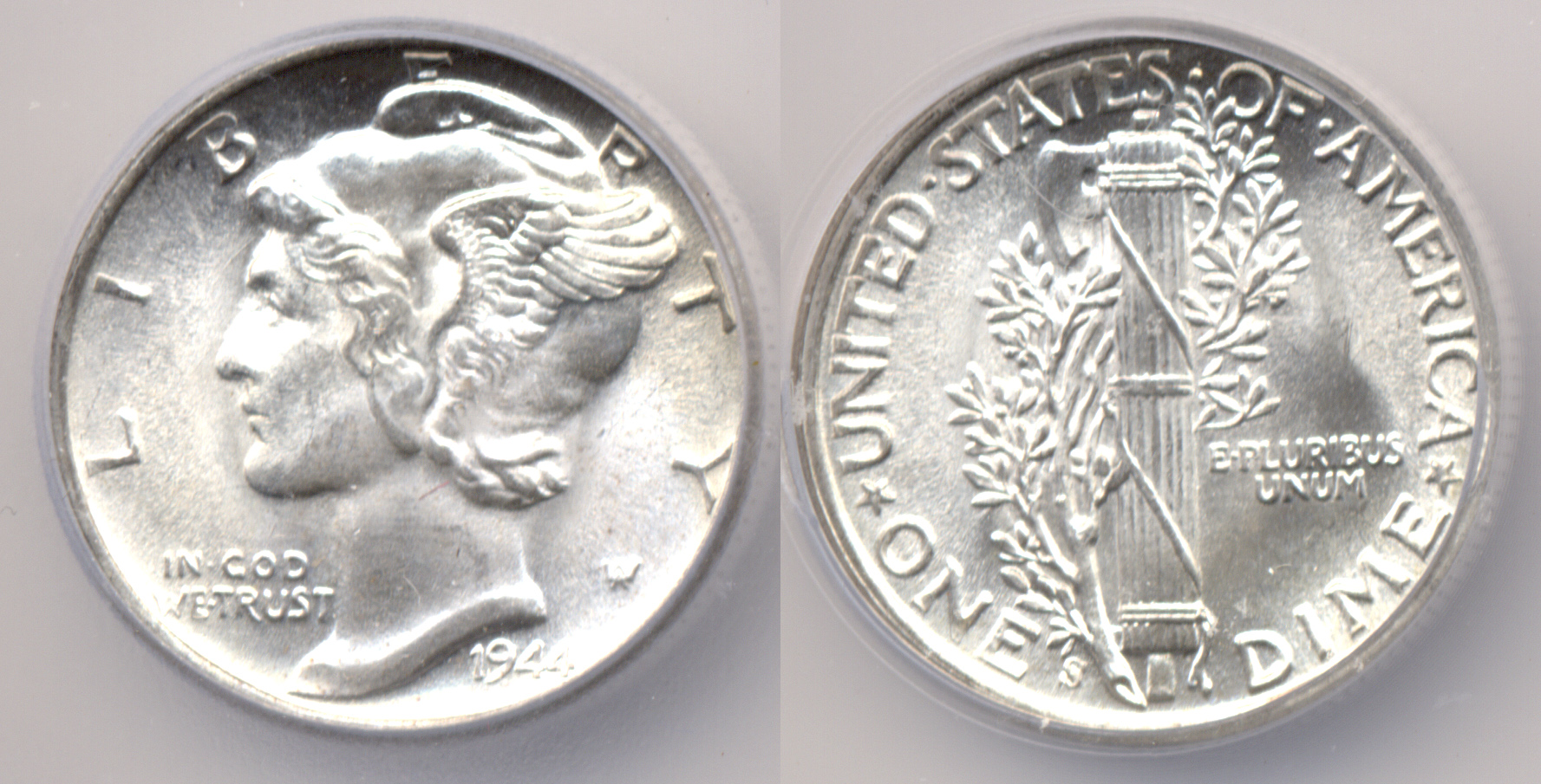 1944-S Mercury Dime ICG MS-67