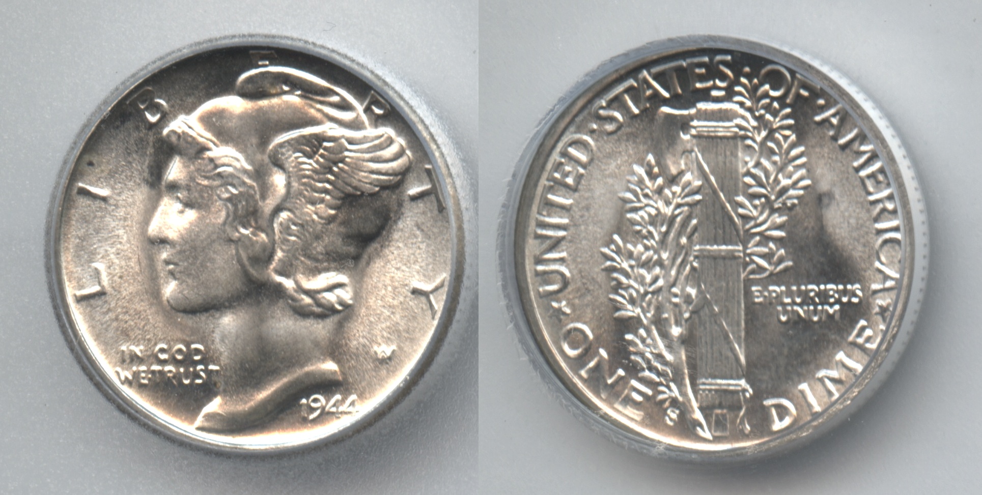 1944-S Mercury Dime ICG MS-67 #a