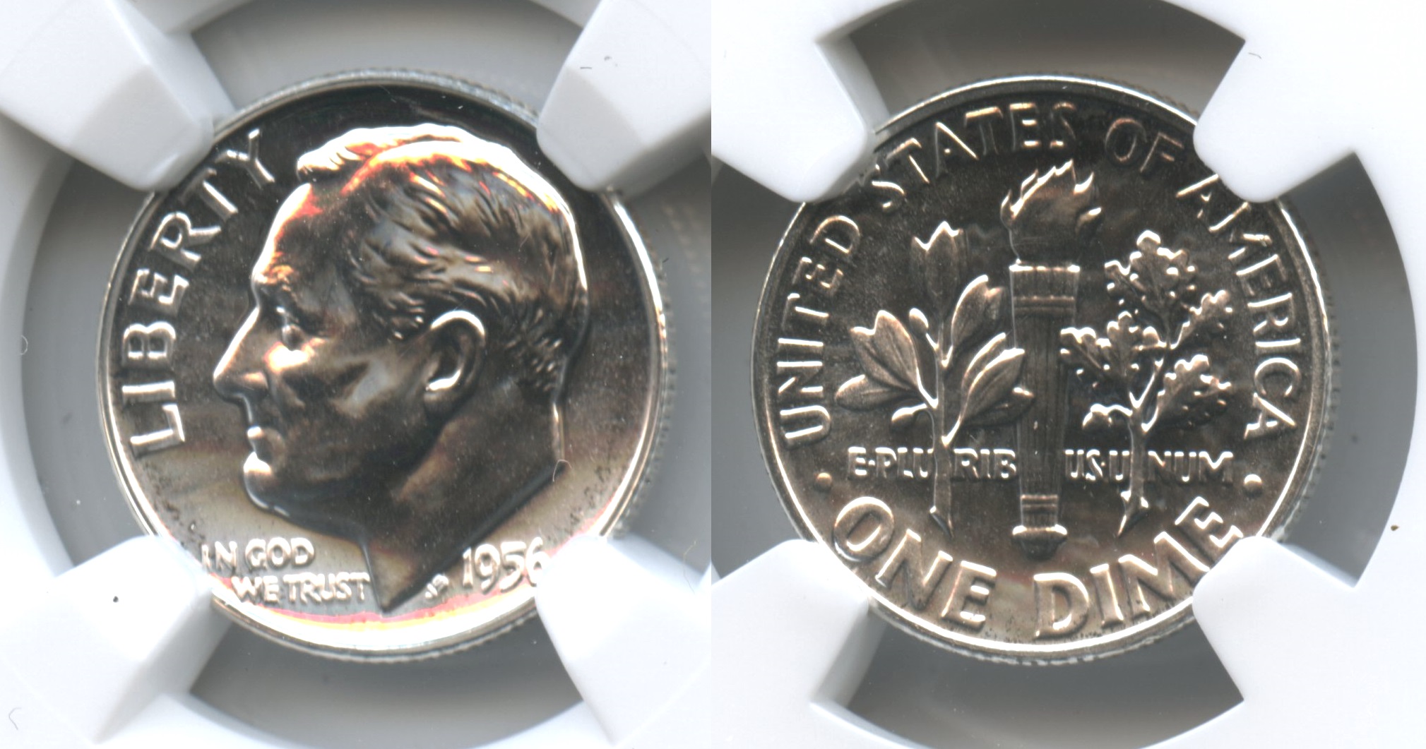 1956 Roosevelt Dime NGC Proof-68