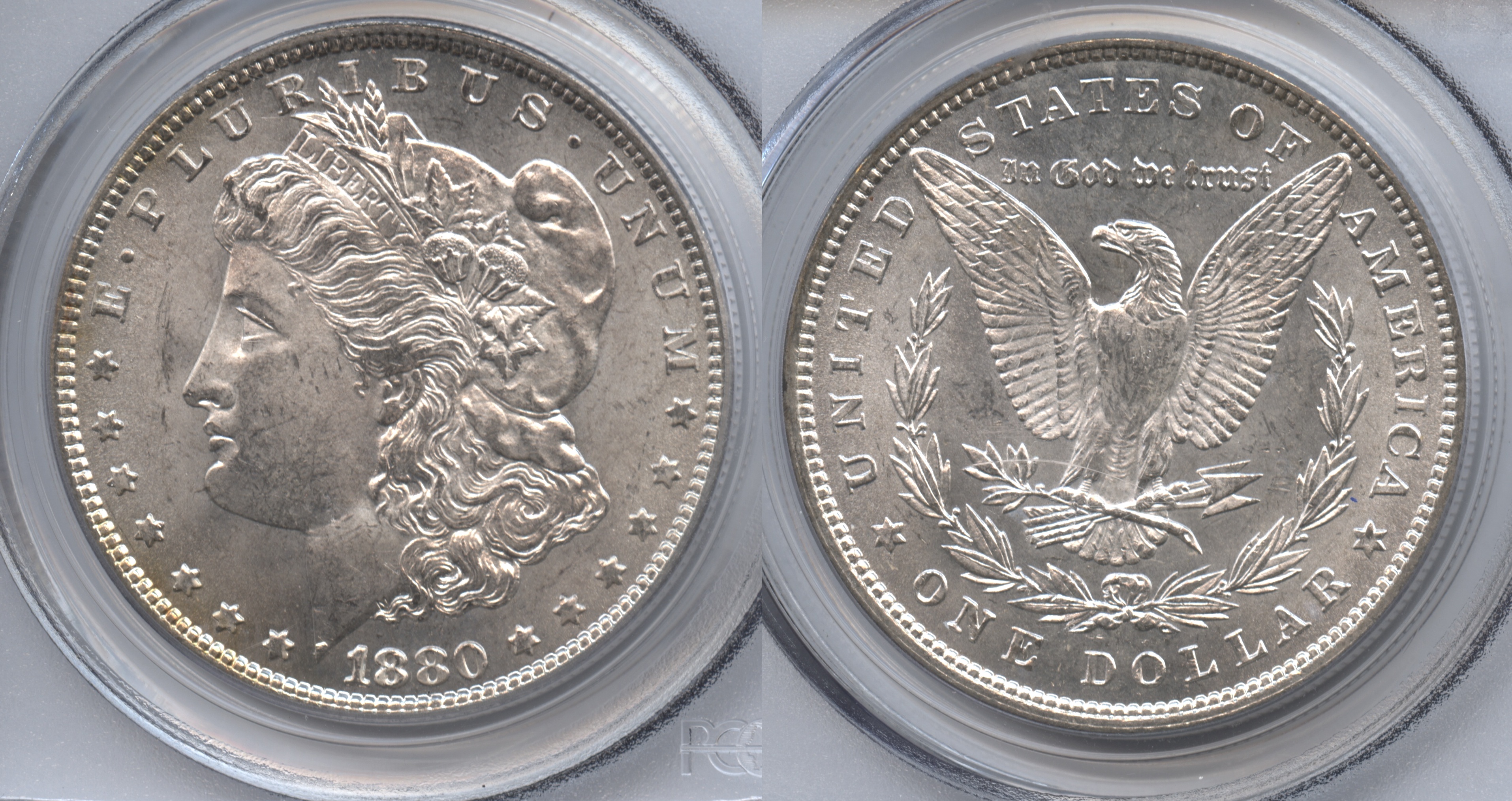 1880 Morgan Silver Dollar PCGS MS-64