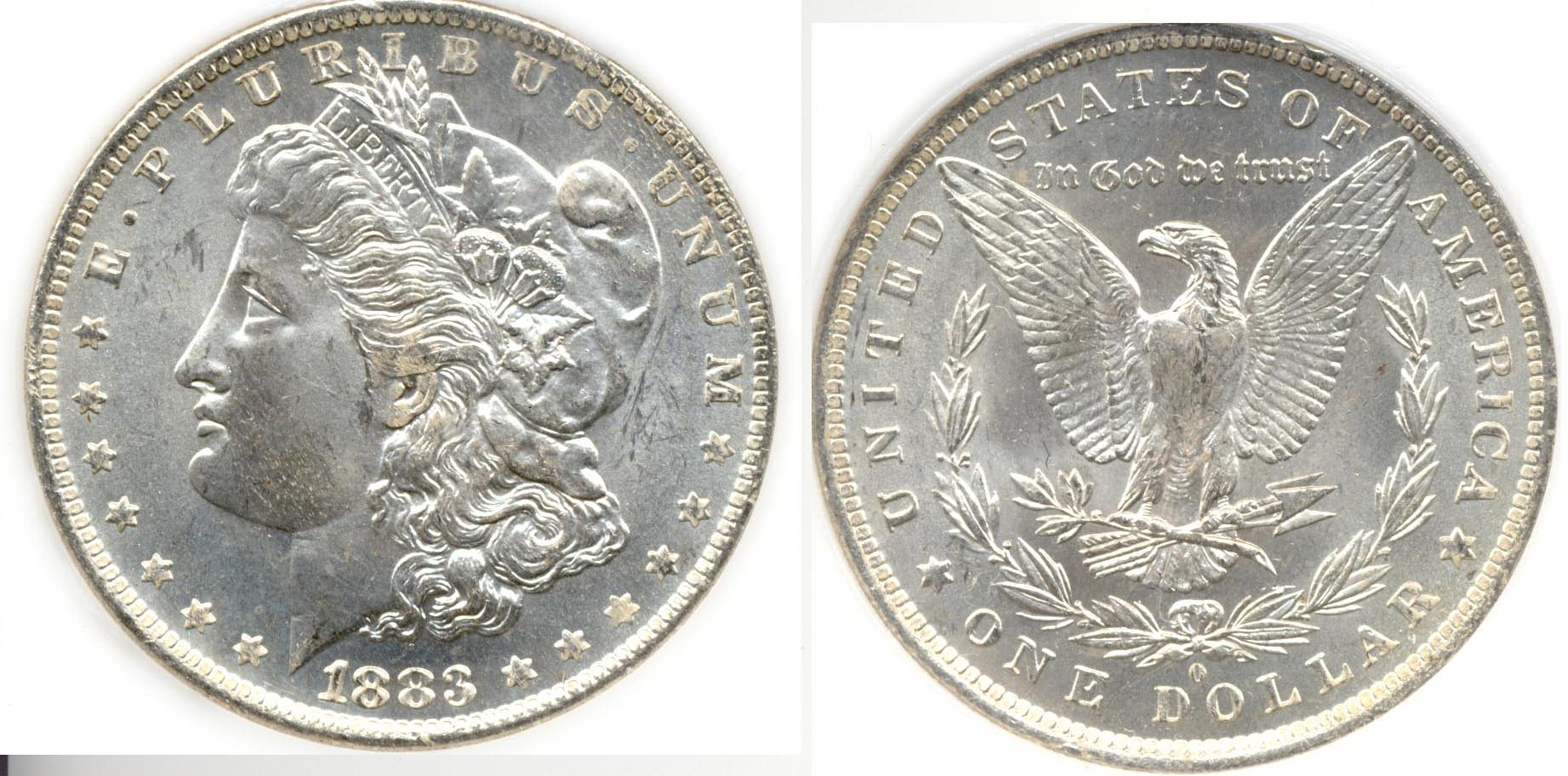 1883-O Morgan Silver Dollar PCI MS-64 d