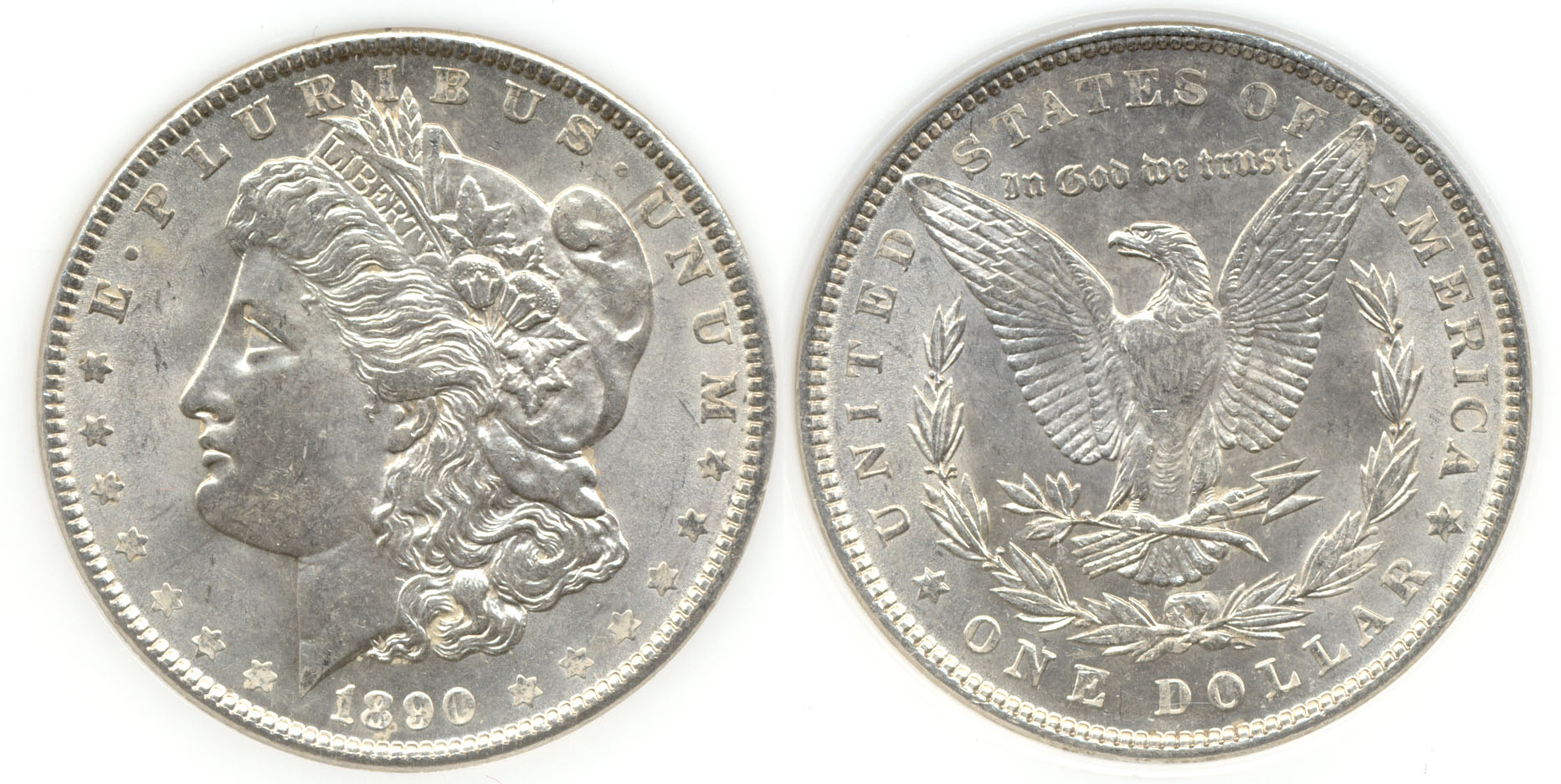 1890 Morgan Silver Dollar PCI MS-64