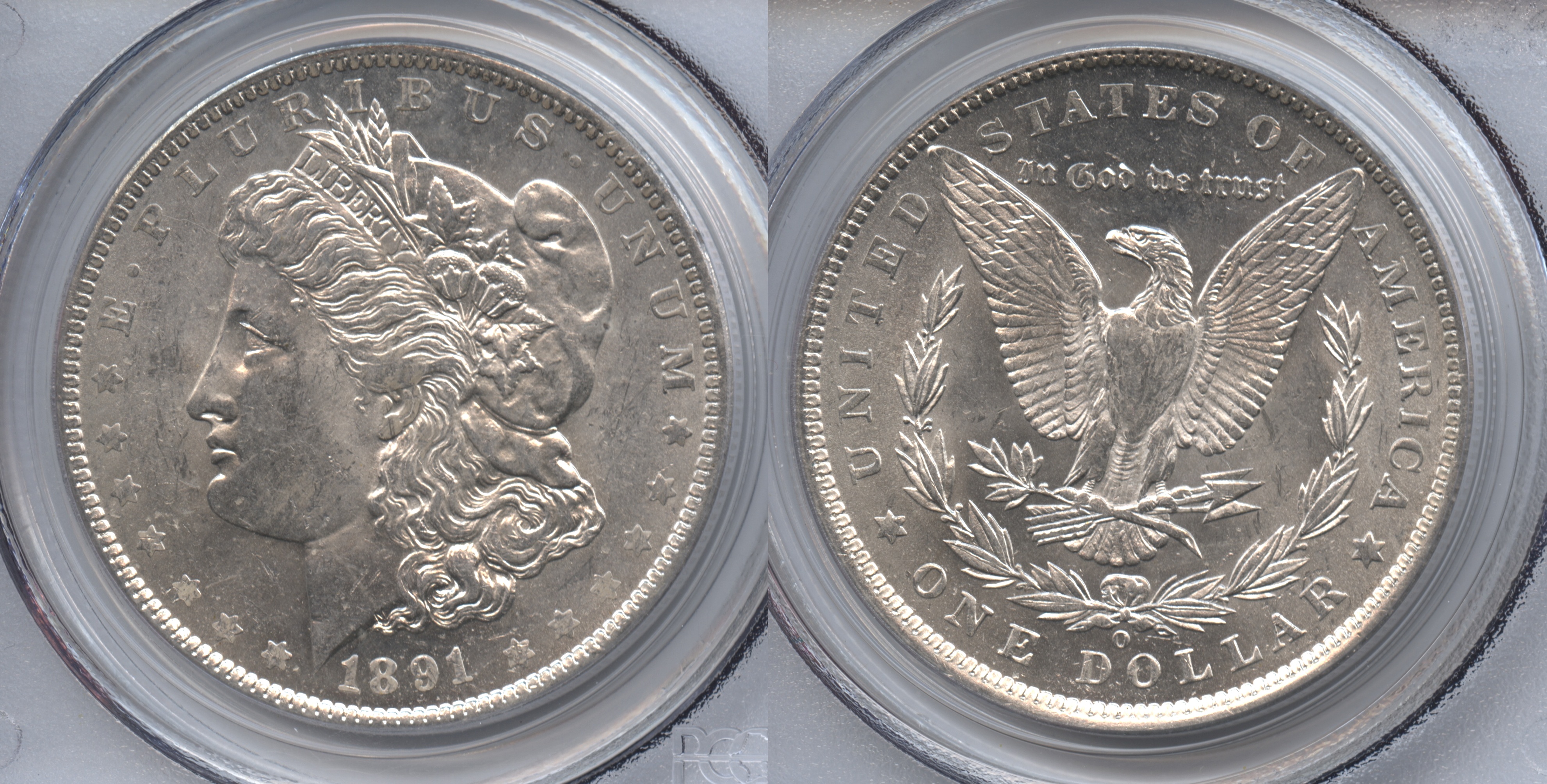1891-O Morgan Silver Dollar PCGS MS-61
