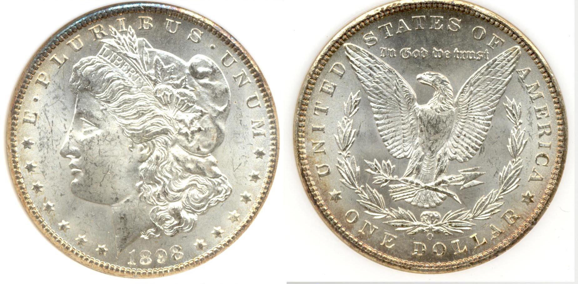 1898-O Morgan Silver Dollar NGC MS-63