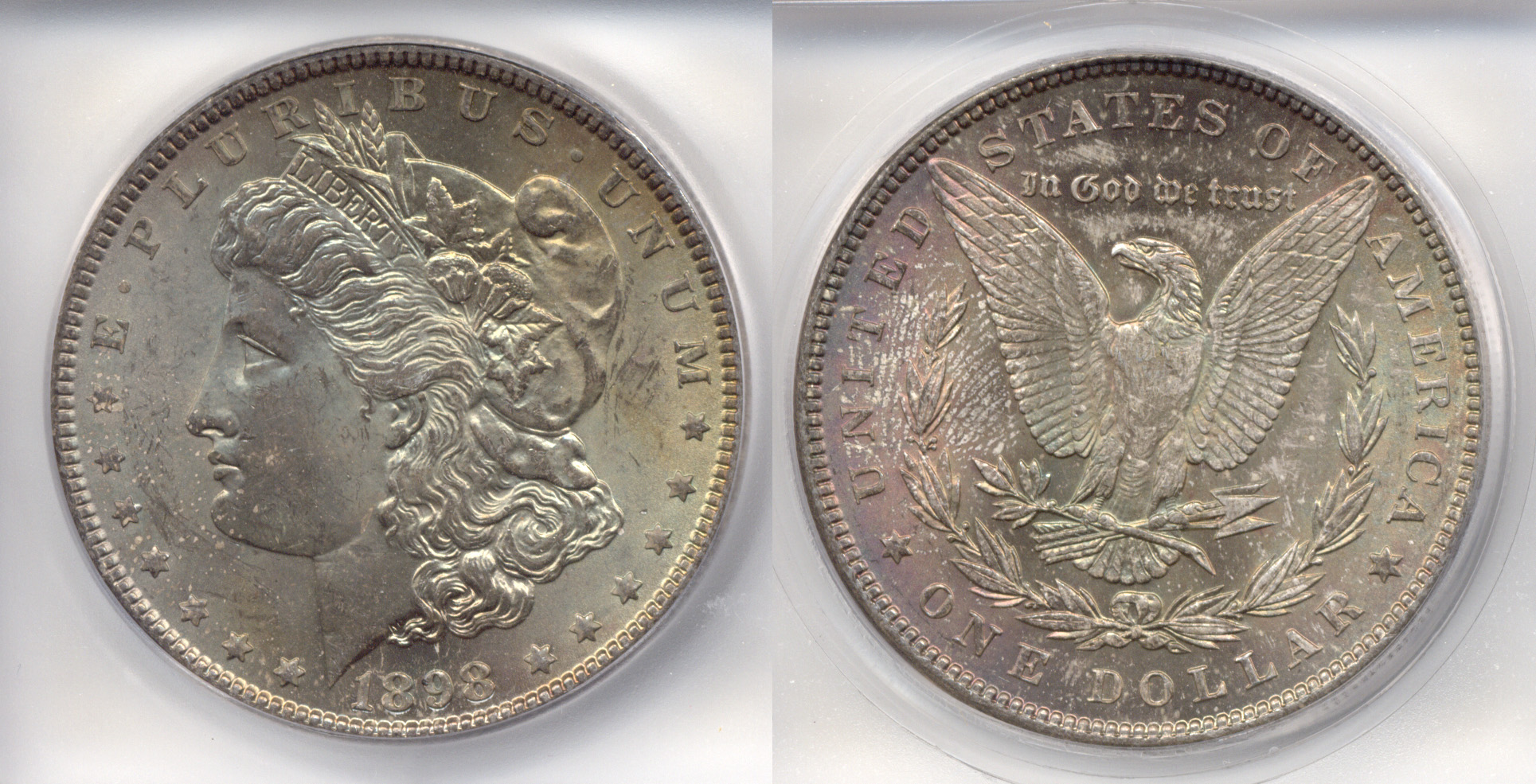 1898 Morgan Silver Dollar ICG MS-64