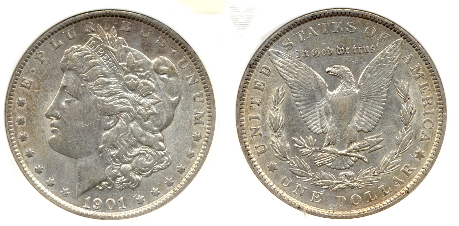 1901 Morgan Silver Dollar ANACS AU-50