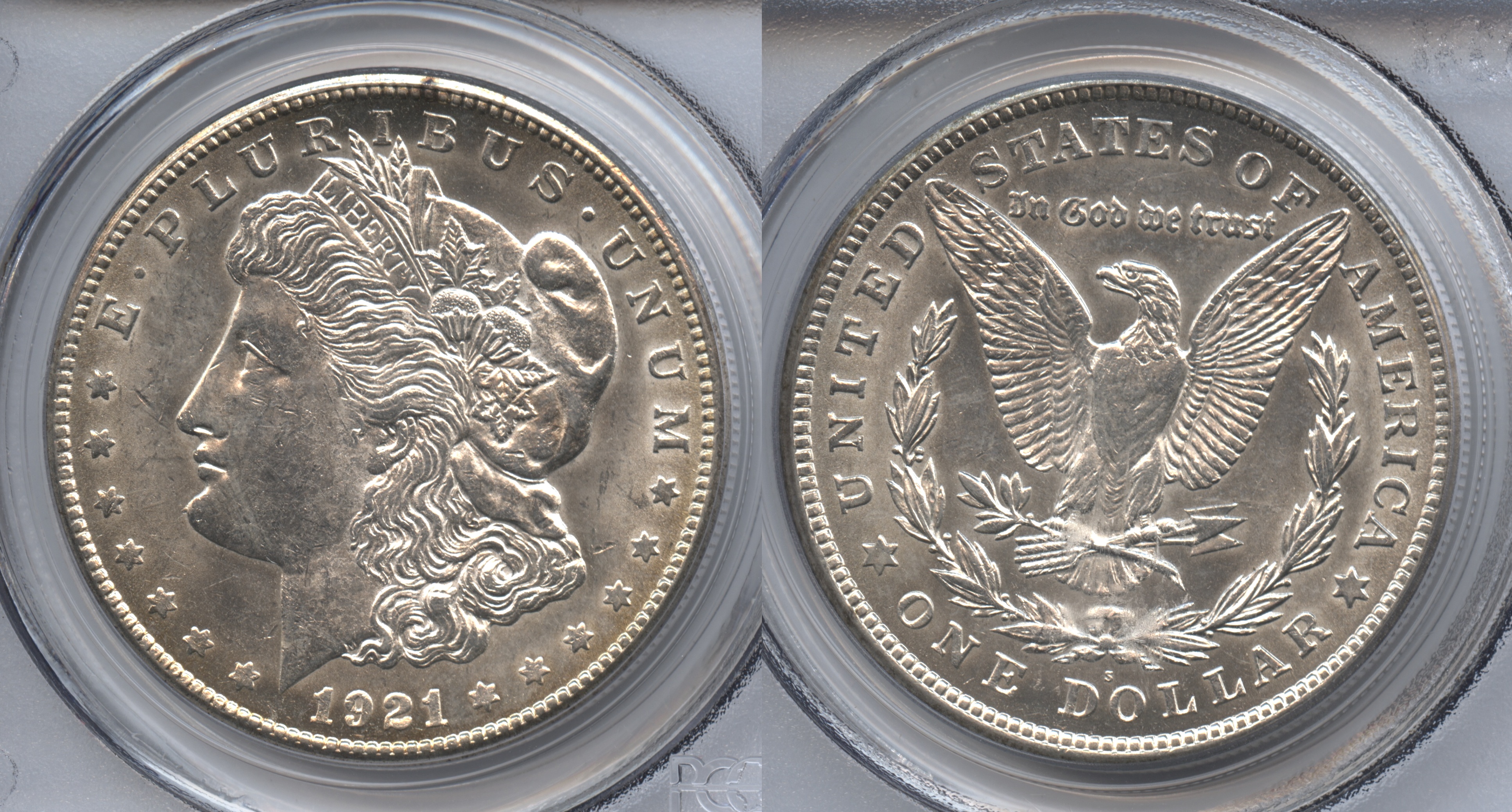 1921-S Morgan Silver Dollar PCGS MS-62