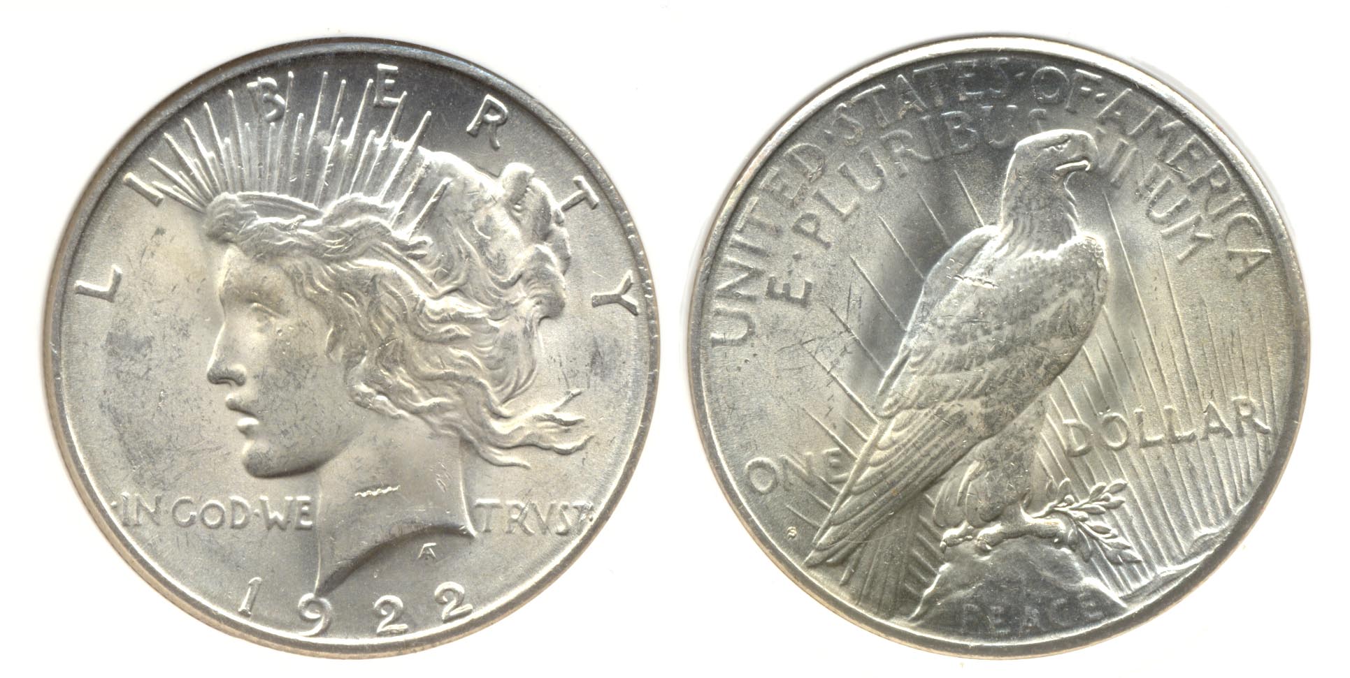1922-S Peace Silver Dollar PCI MS-63