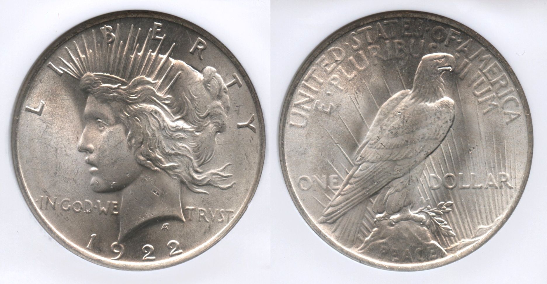 1922 Peace Silver Dollar NGC MS-63