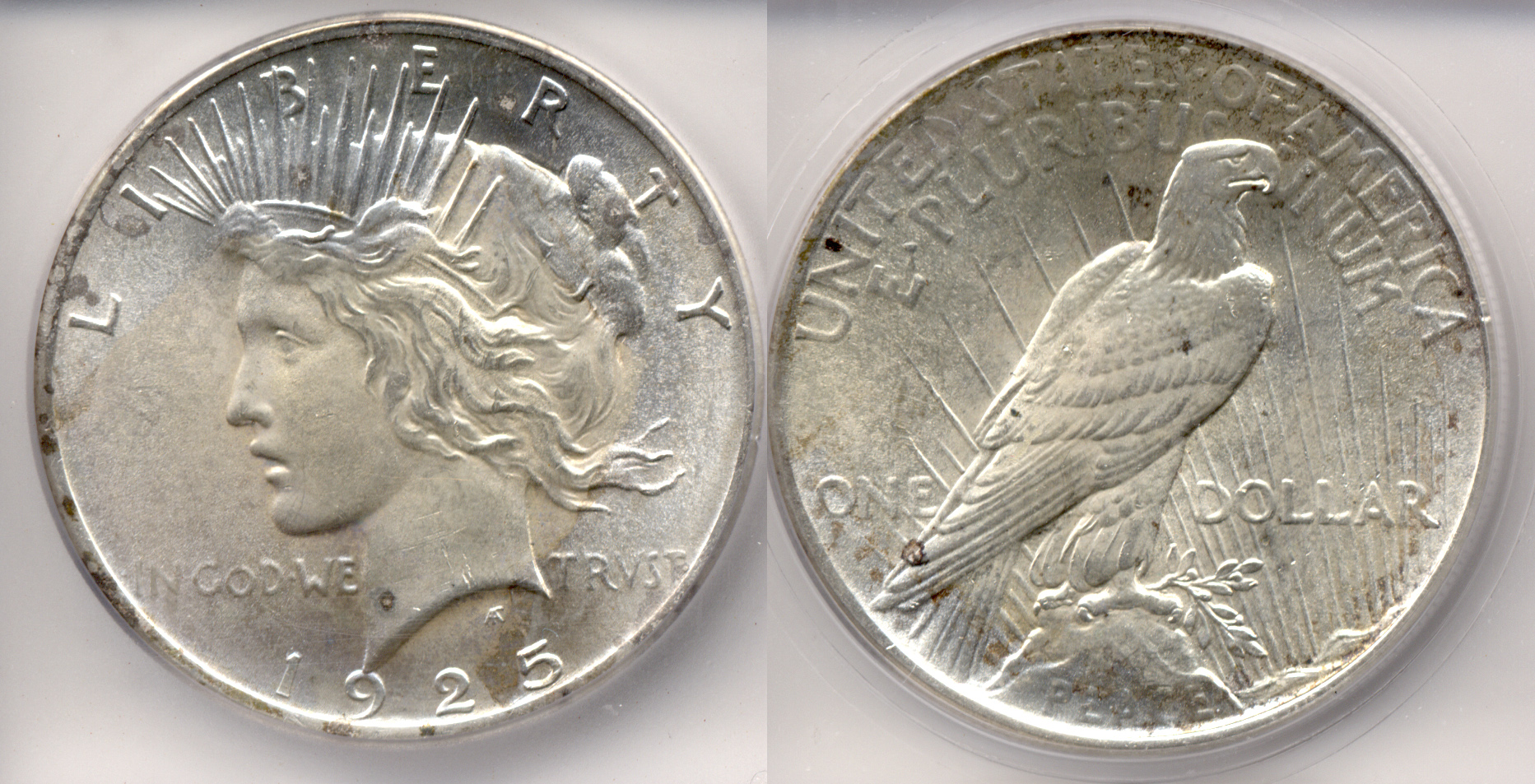 1925 Peace Silver Dollar ICG MS-63