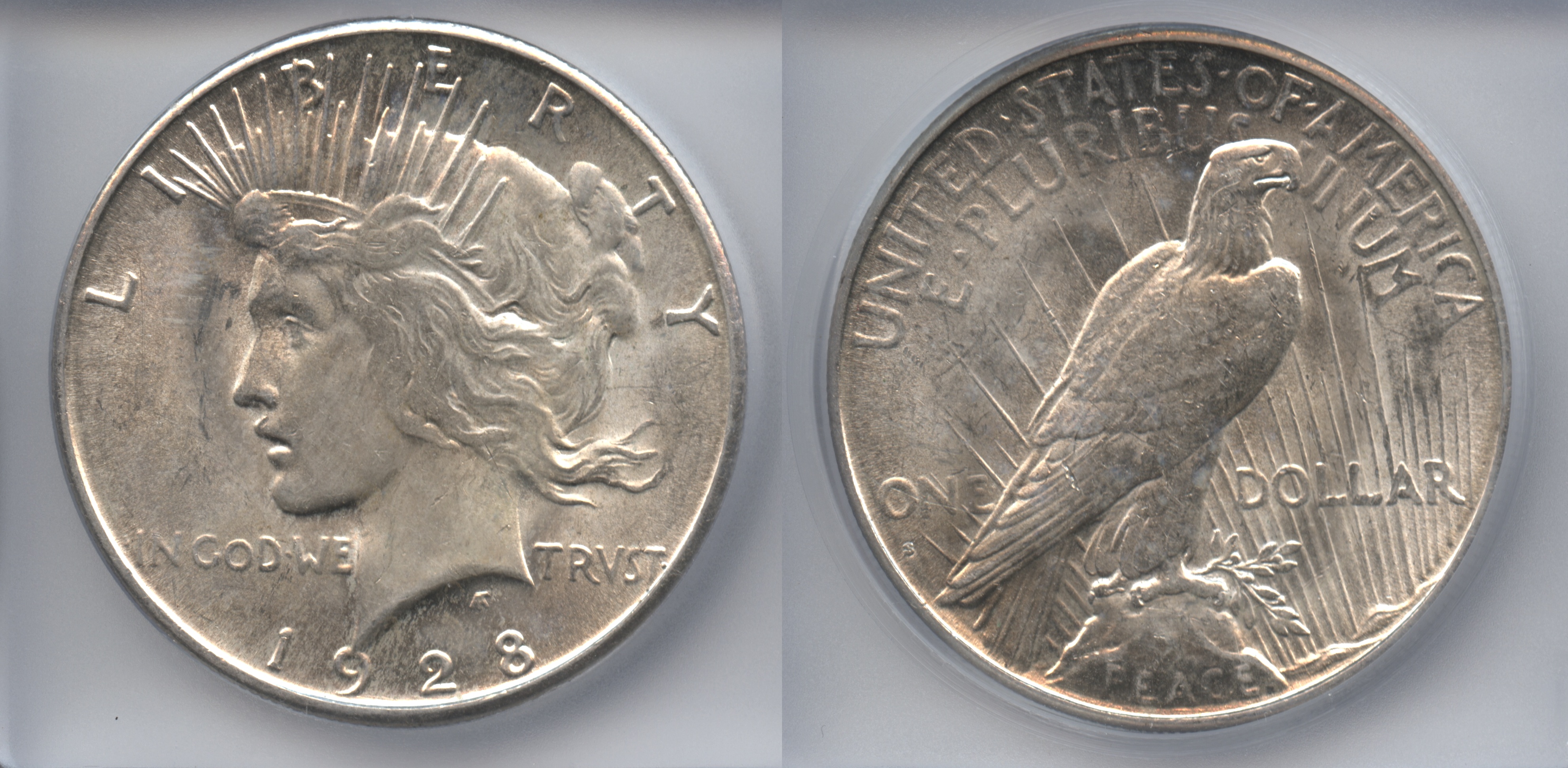 1928-S Peace Silver Dollar ICG MS-60