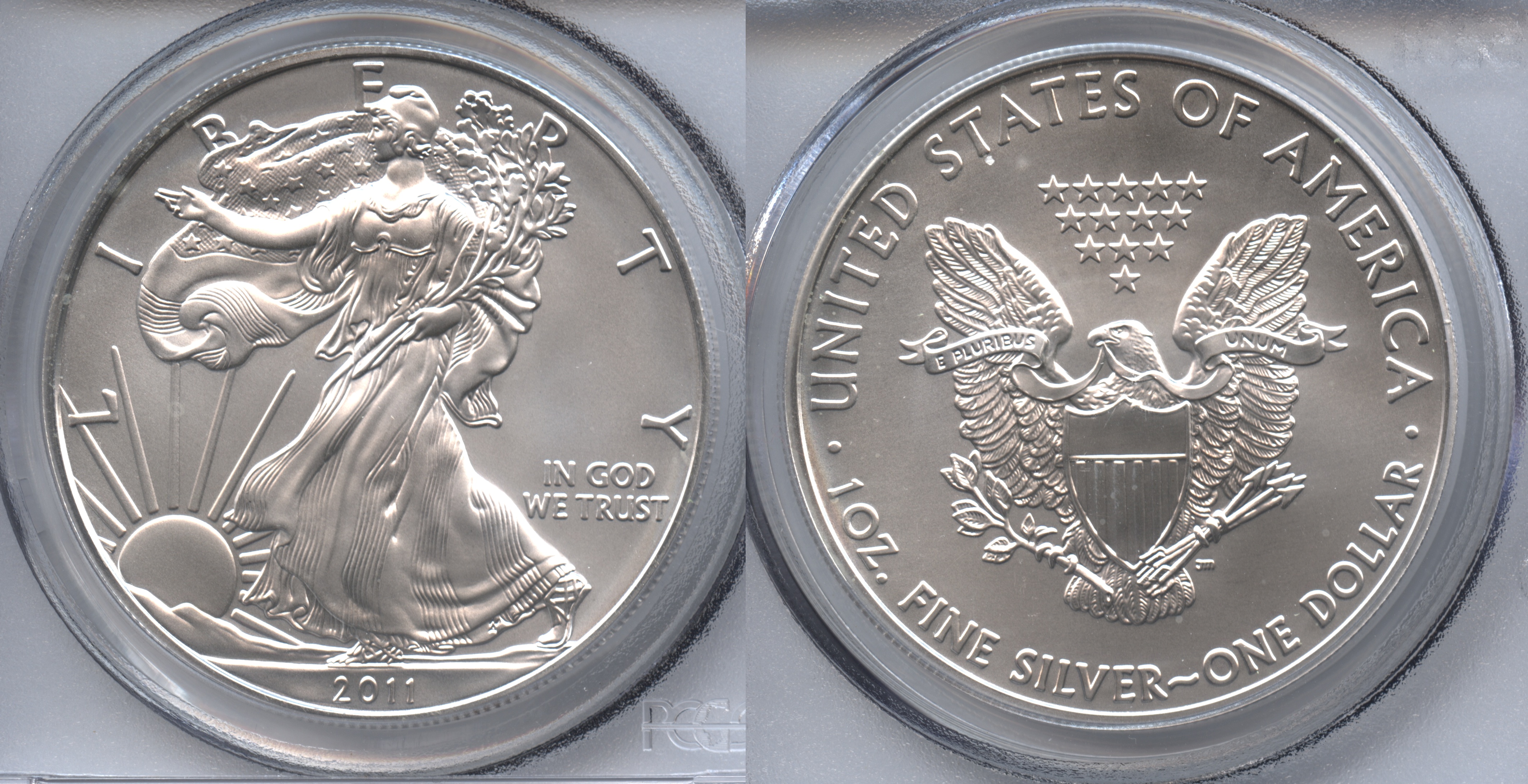 2011 San Francisco Silver Eagle Dollar PCGS MS-70