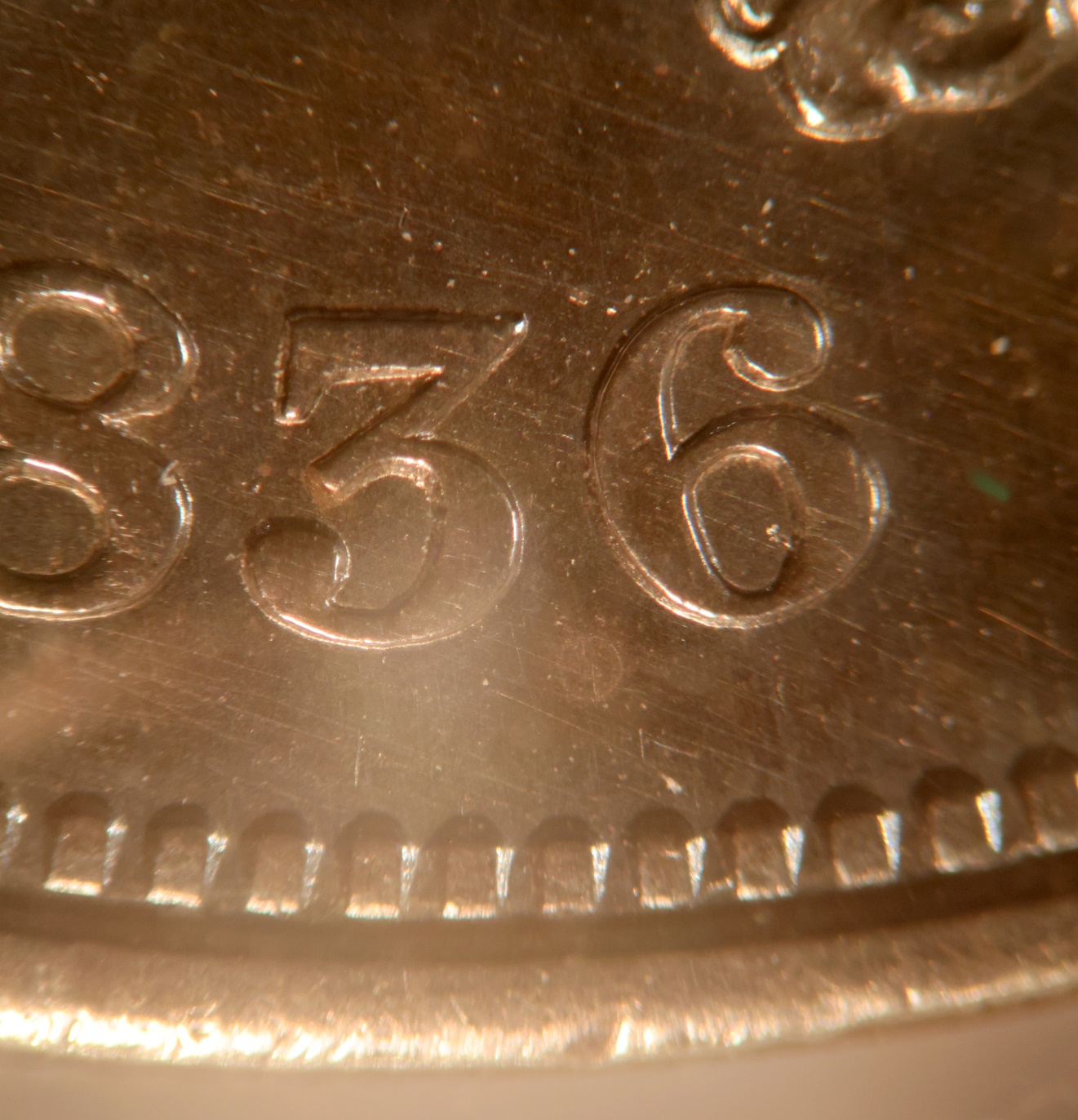 36 Of the date 1836