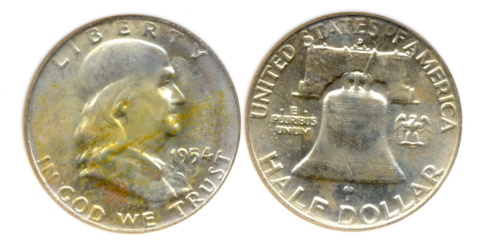 1954-D Franklin Half Dollar NGC MS-65