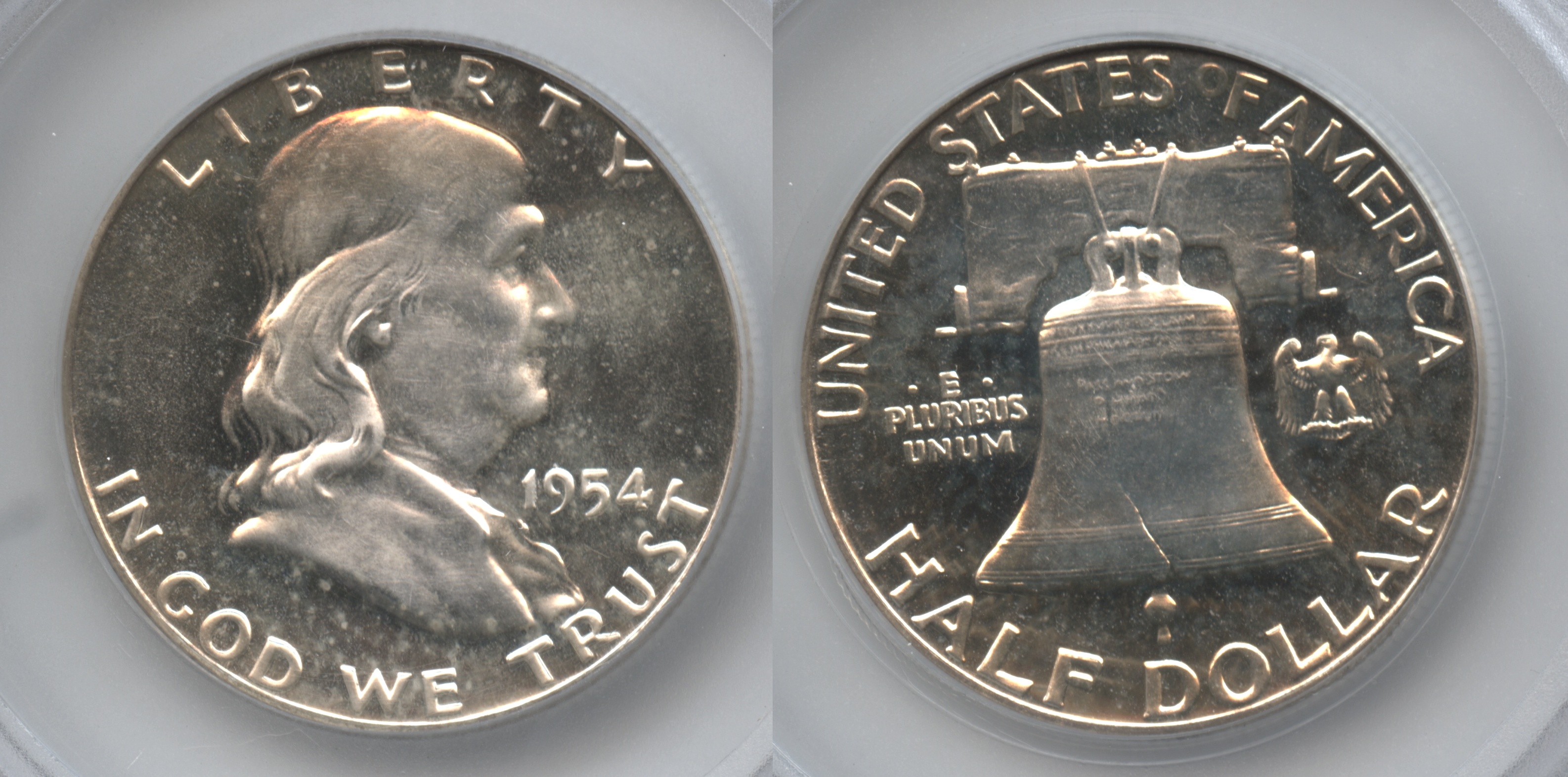 1954 Franklin Half Dollar SEGS Proof-66 Cameo