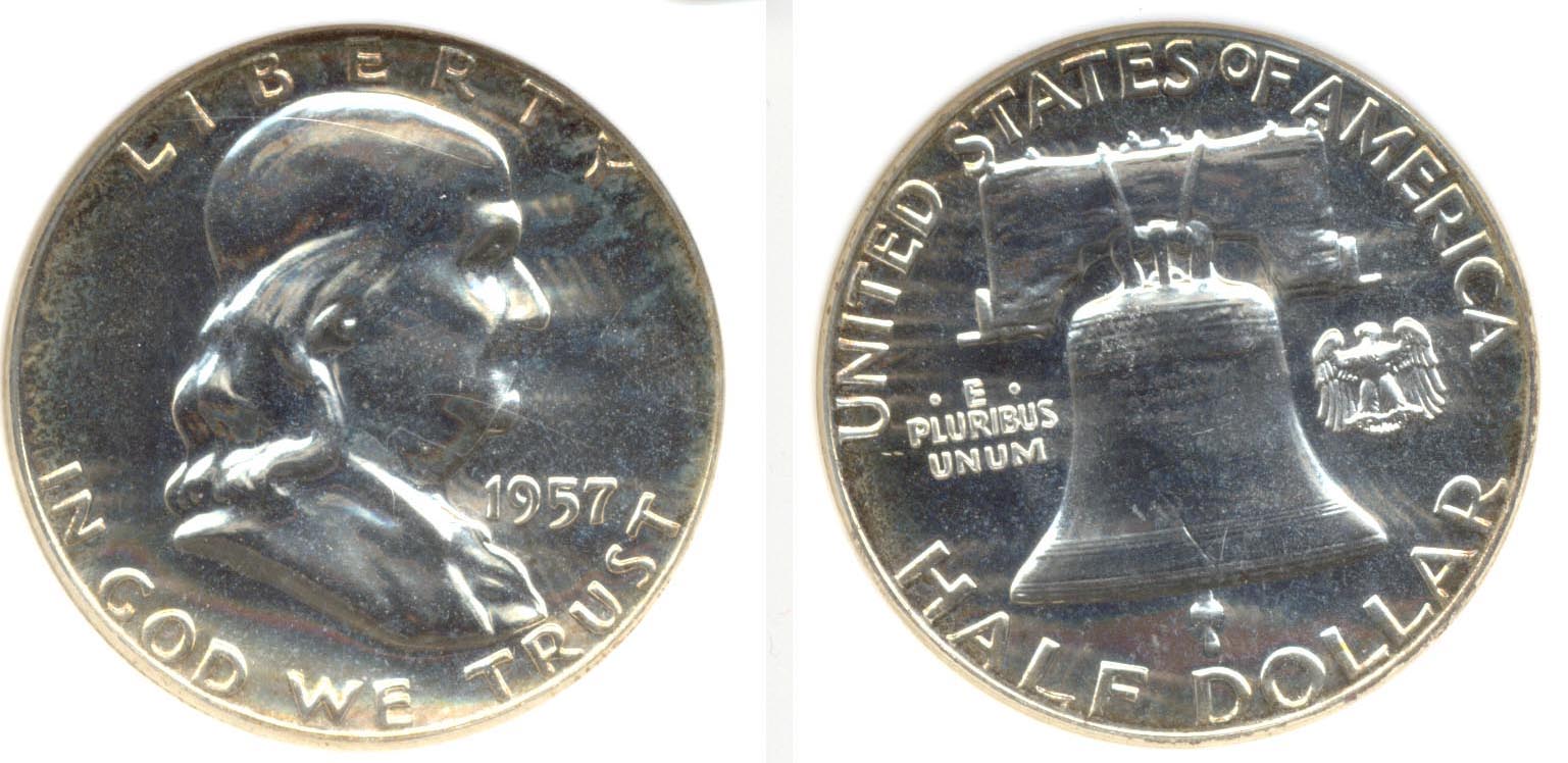 1957 Franklin Half Dollar NGC Proof-67