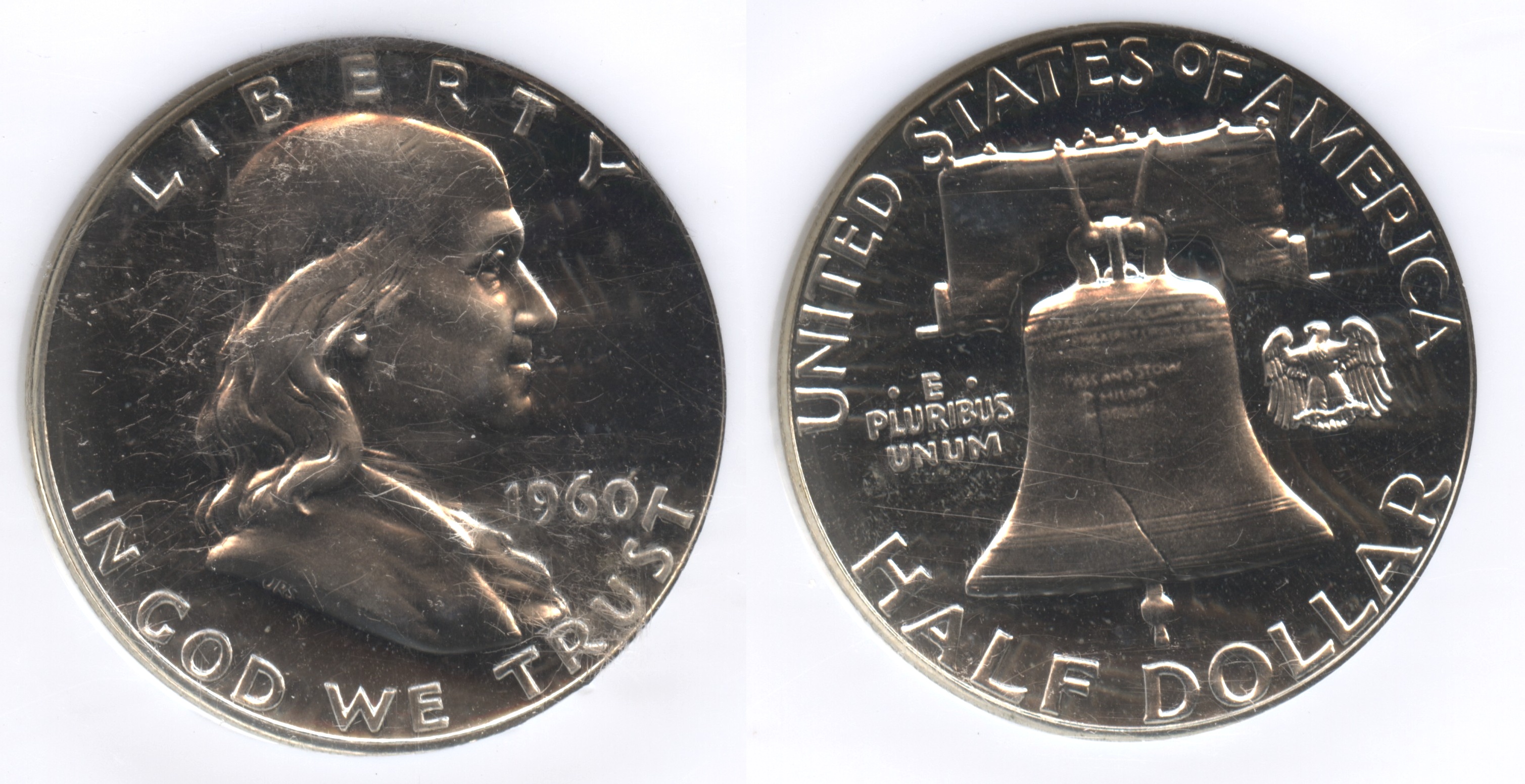 1960 Franklin Half Dollar NGC Proof-67 #i