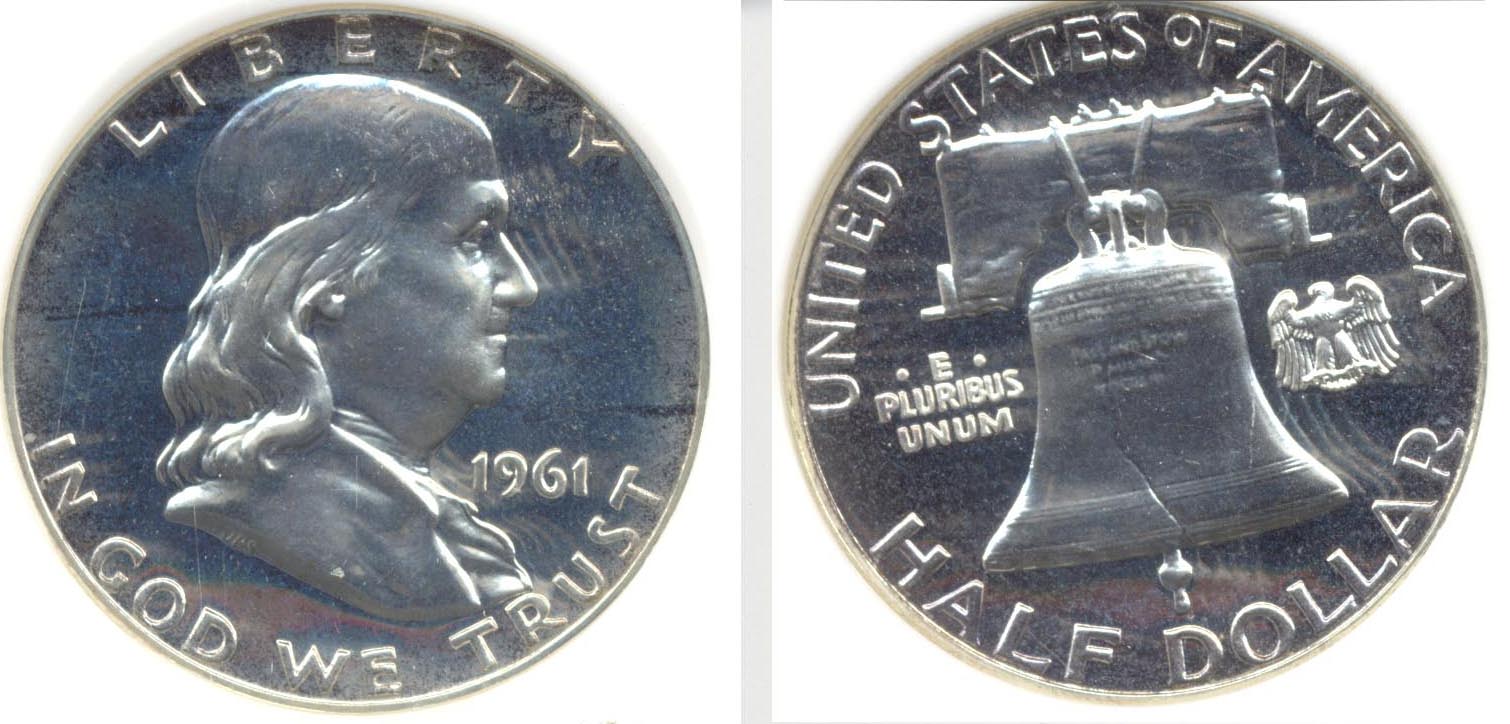 1961 Franklin Half Dollar NGC Proof-67 a
