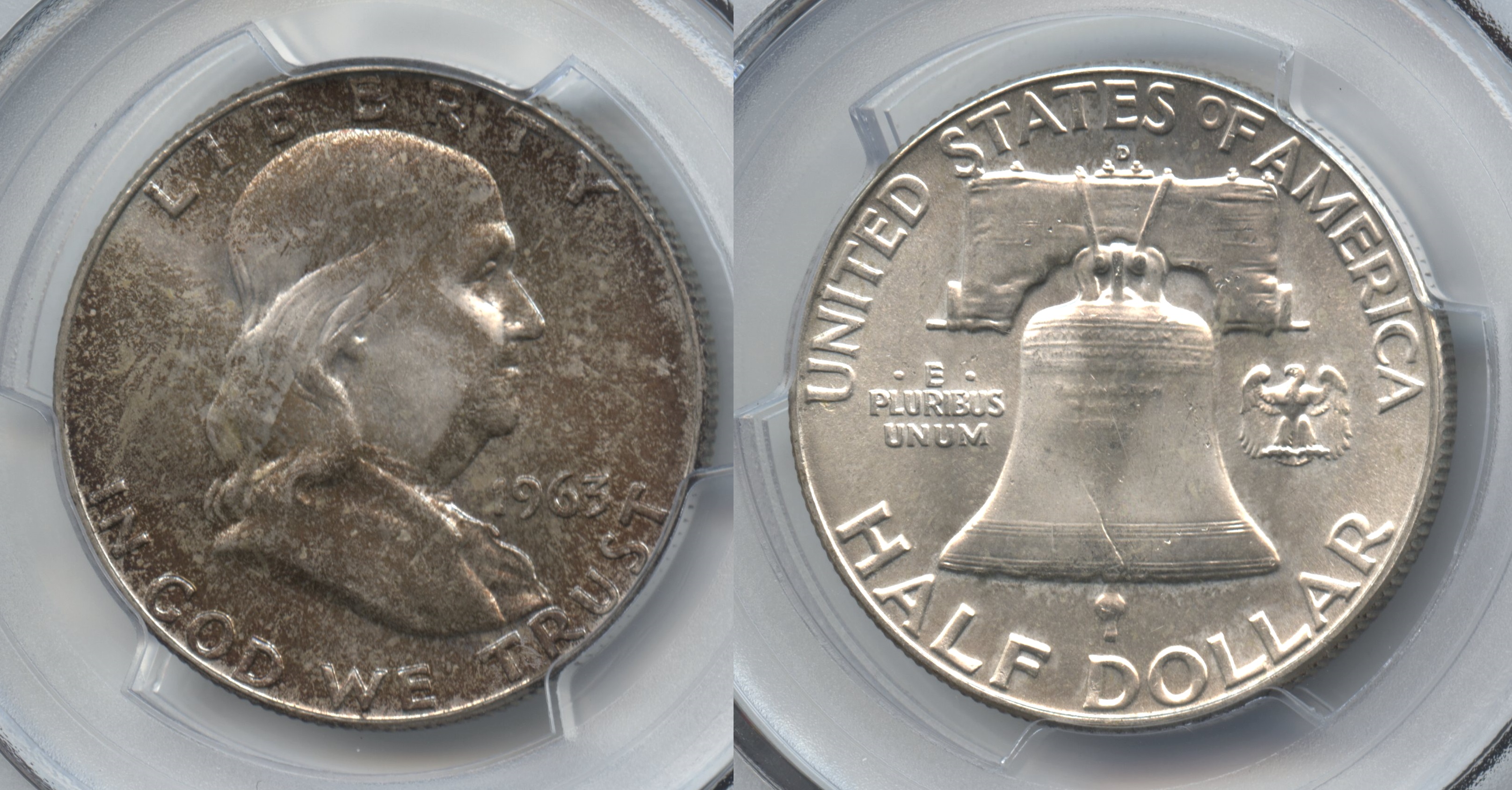 1963-D Franklin Half Dollar PCGS MS-65