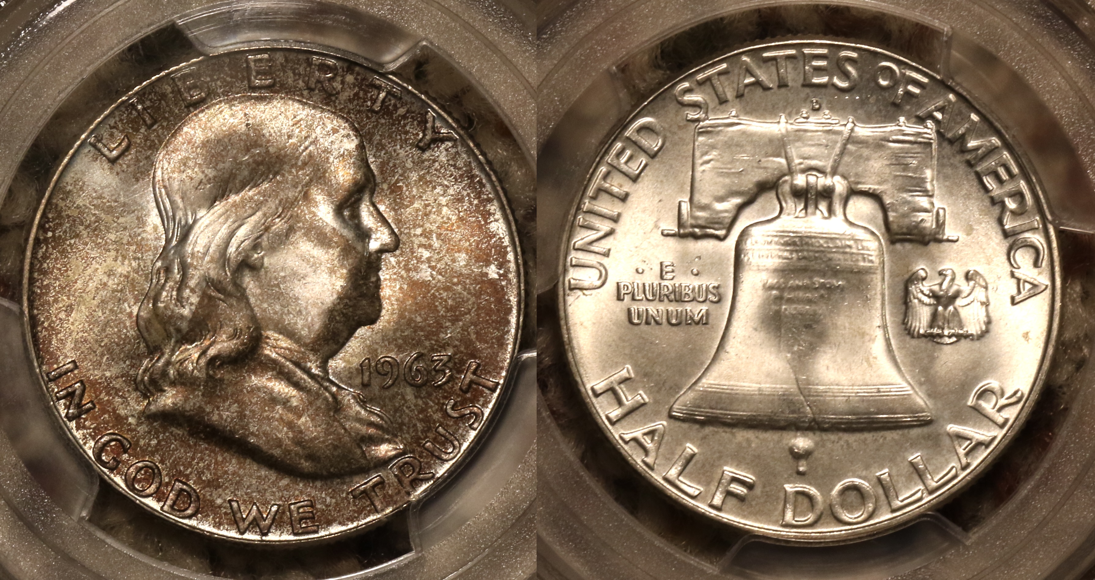 1963-D Franklin Half Dollar PCGS MS-65 camera