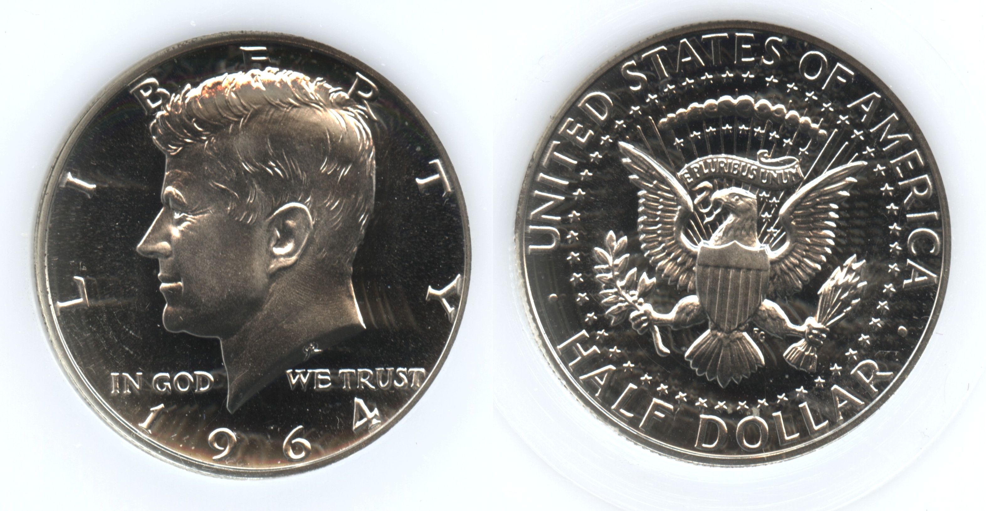 1964 Kennedy Half Dollar PCI Proof-65
