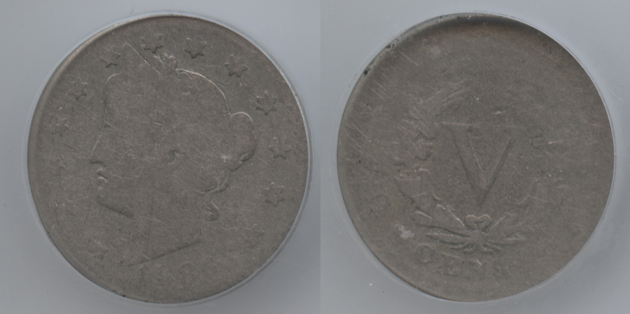 1886 Liberty Nickel ICG AG-3
