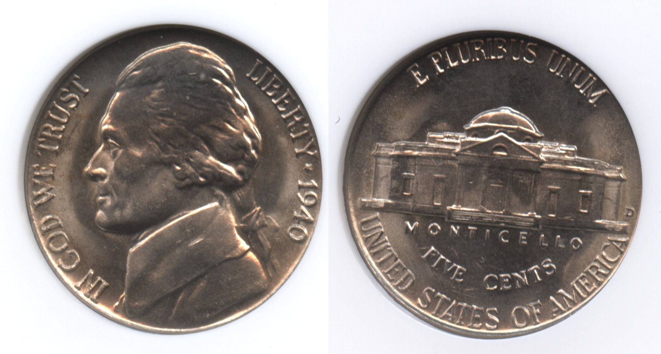 1940-D Jefferson Nickel NGC MS-66