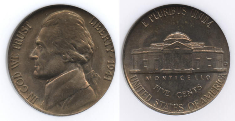 1941-D Jefferson Nickel NGC MS-66 small