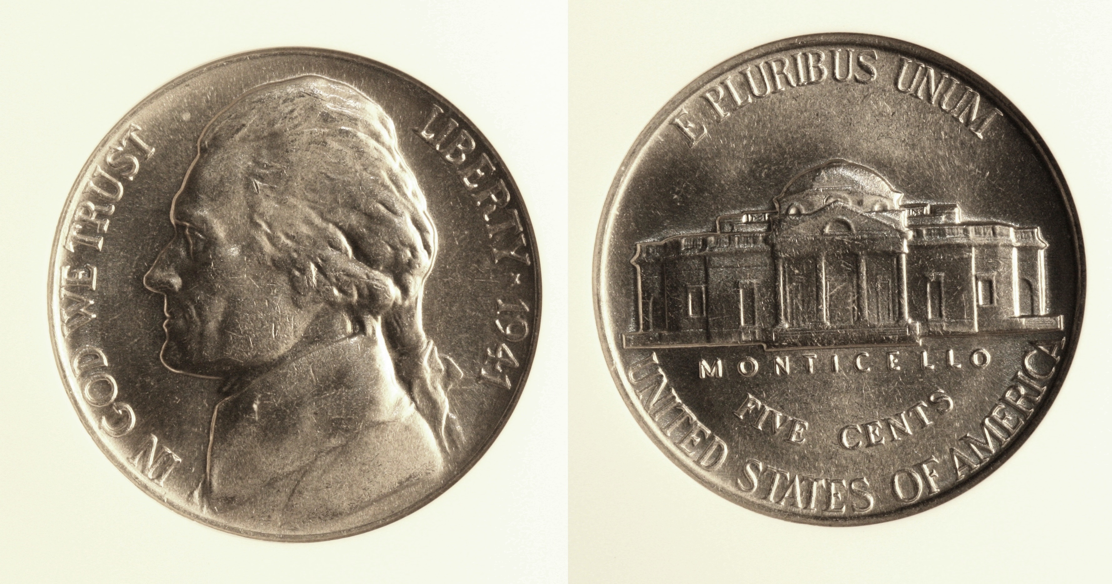 1941 Jefferson Nickel NGC MS-66 camera