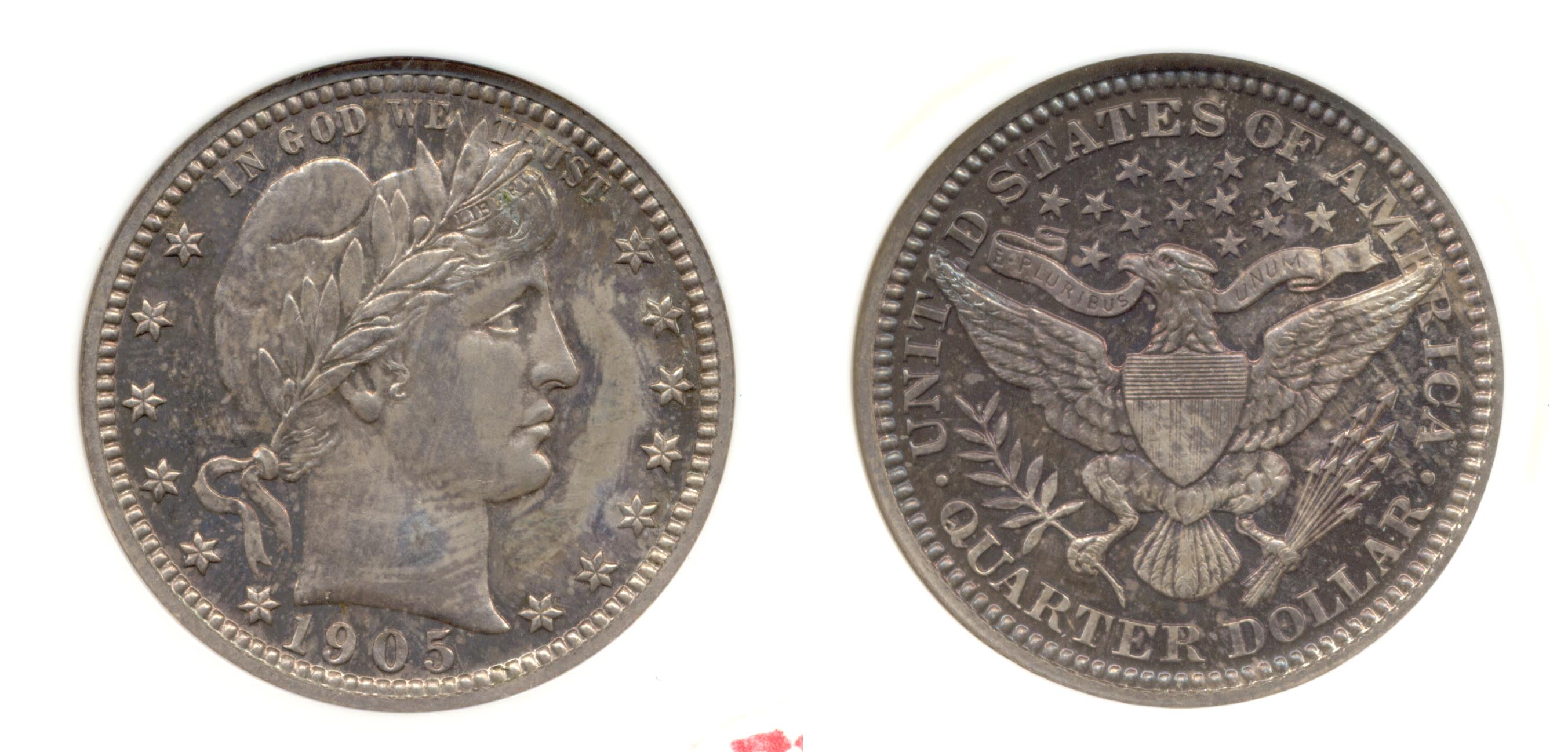 1905 Barber Quarter NGC Proof-65