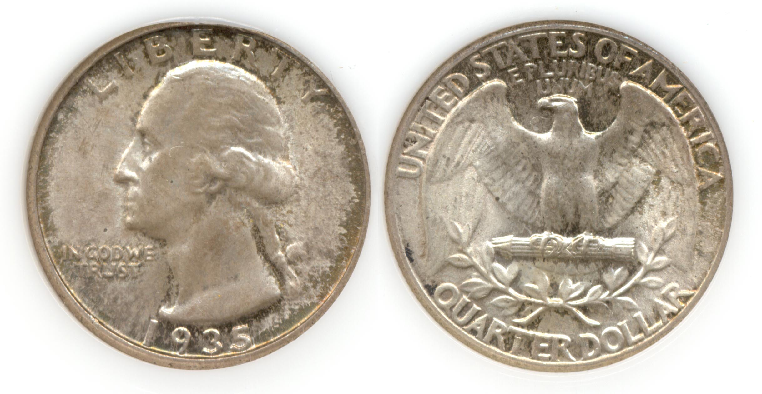 1935 Washington Quarter PCI MS-65