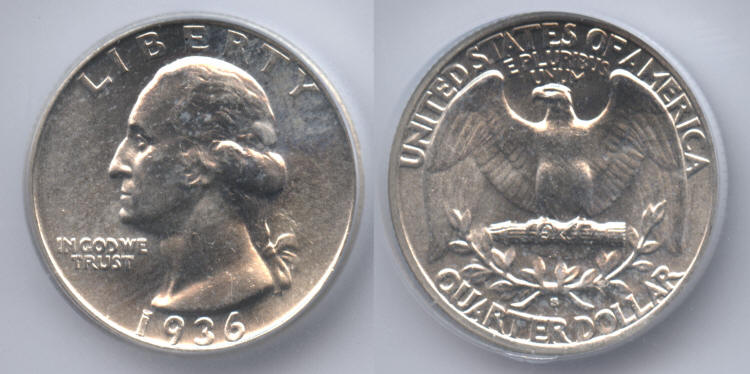 1936-S Washington Quarter ICG MS-65 small