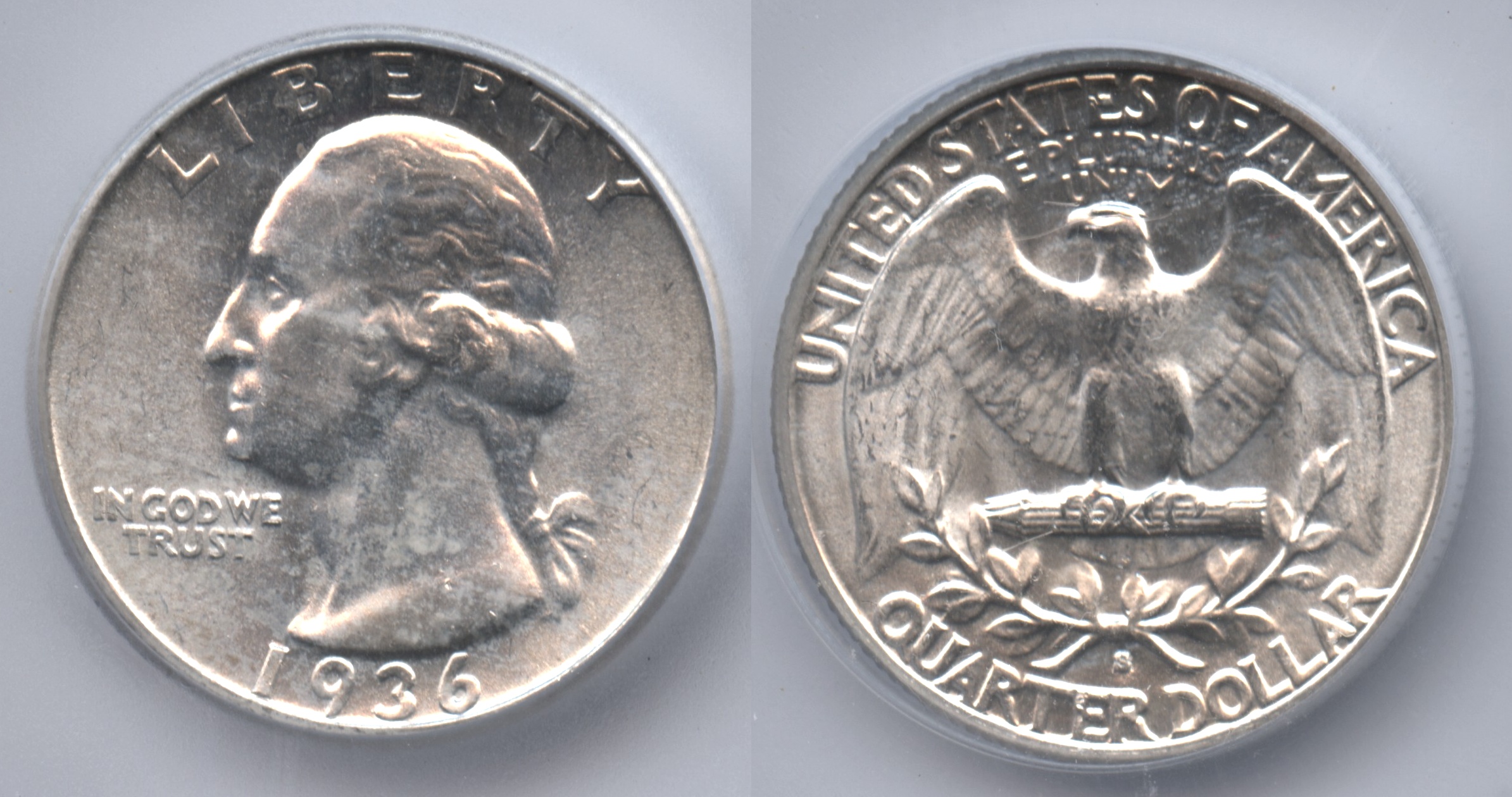 1936-S Washington Quarter ICG MS-65 #a
