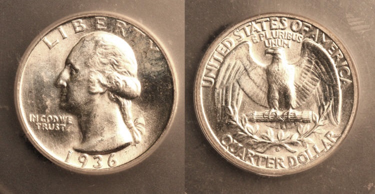 1936-S Washington Quarter ICG MS-65 camera small