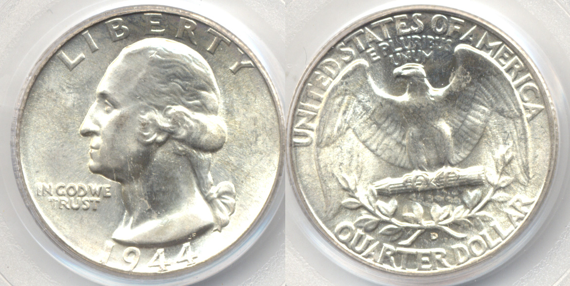 1944-D Washington Quarter in PCGS MS-65