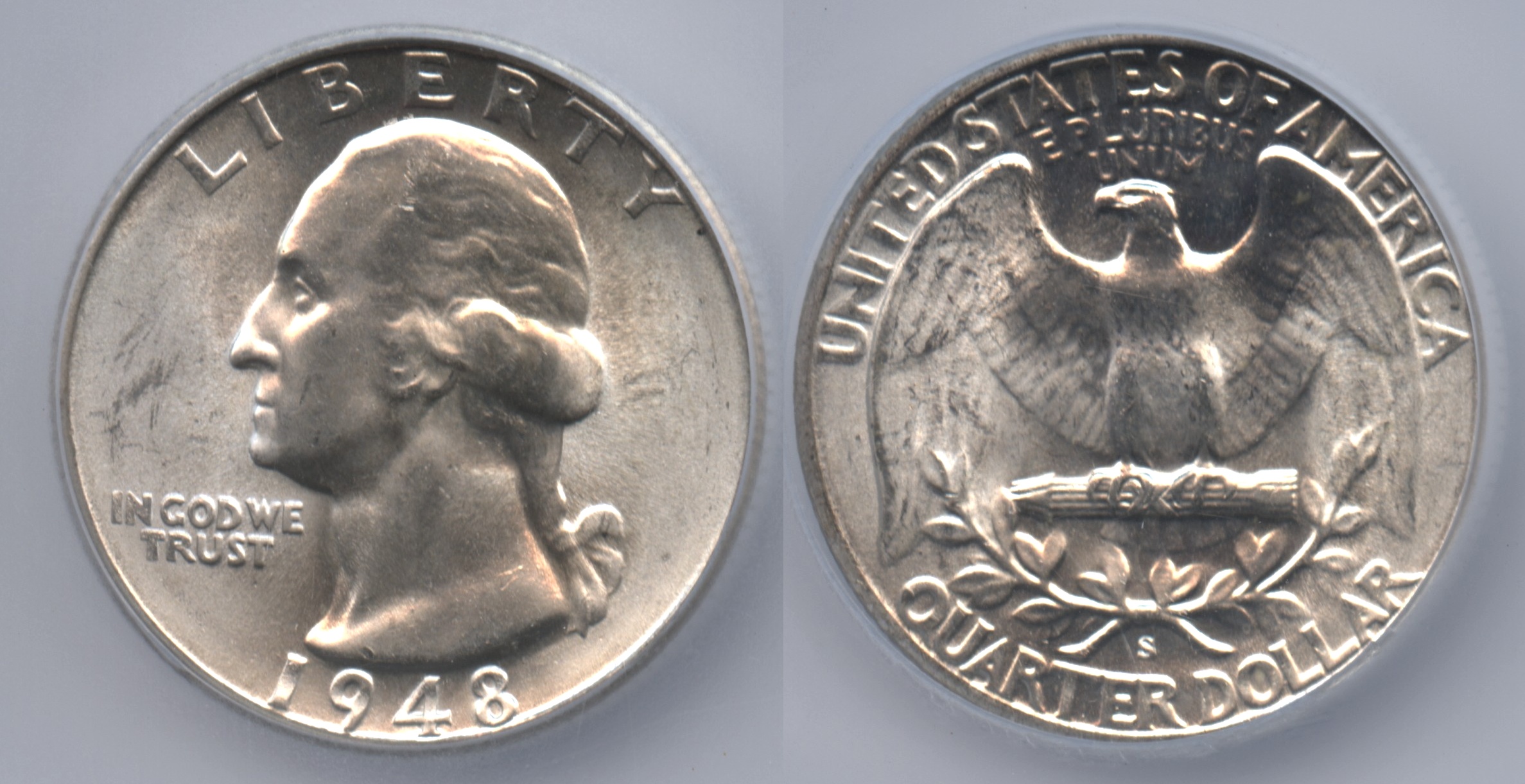1948-S Washington Quarter ICG MS-66
