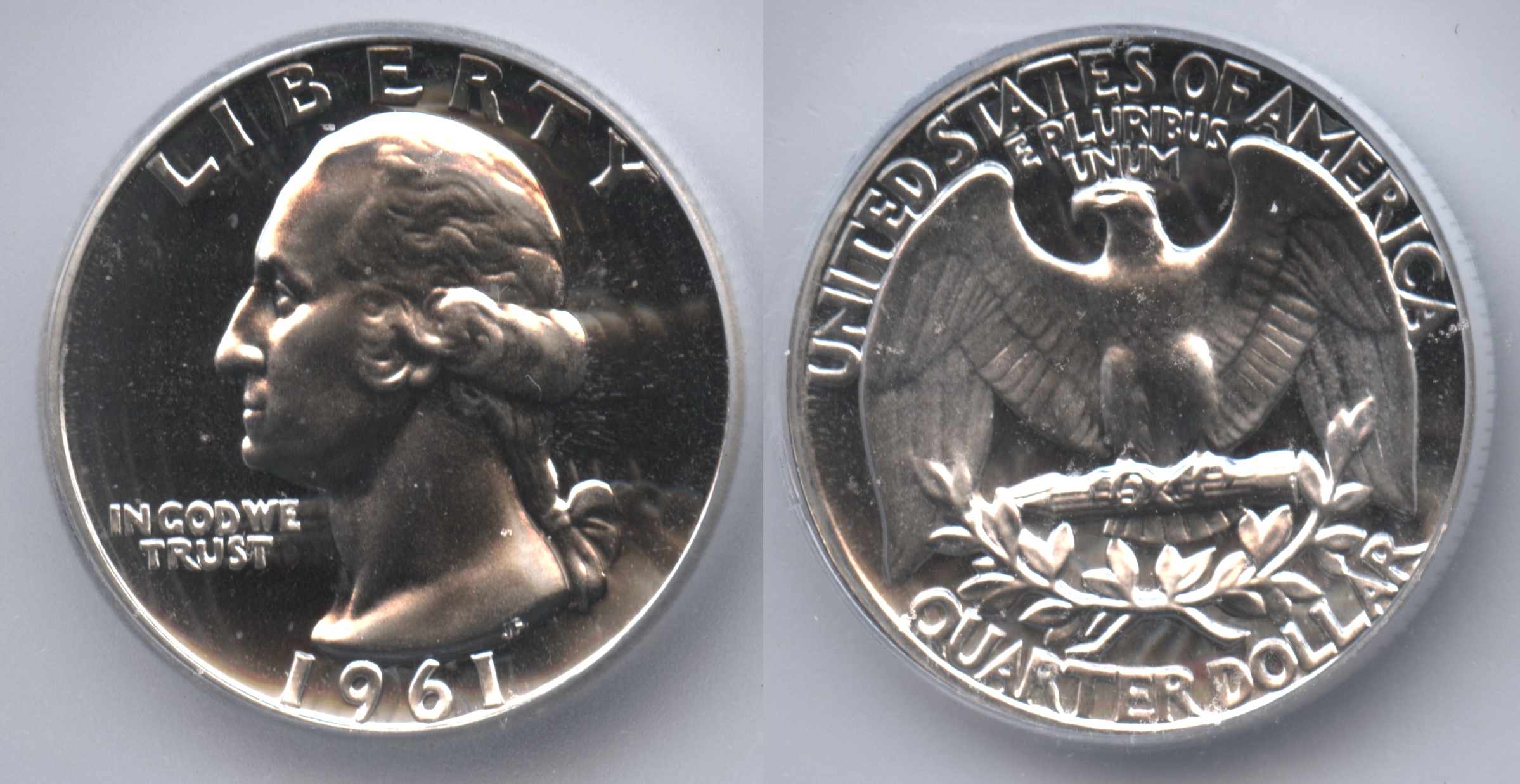 1961 Washington Quarter ICG Cameo Proof-69