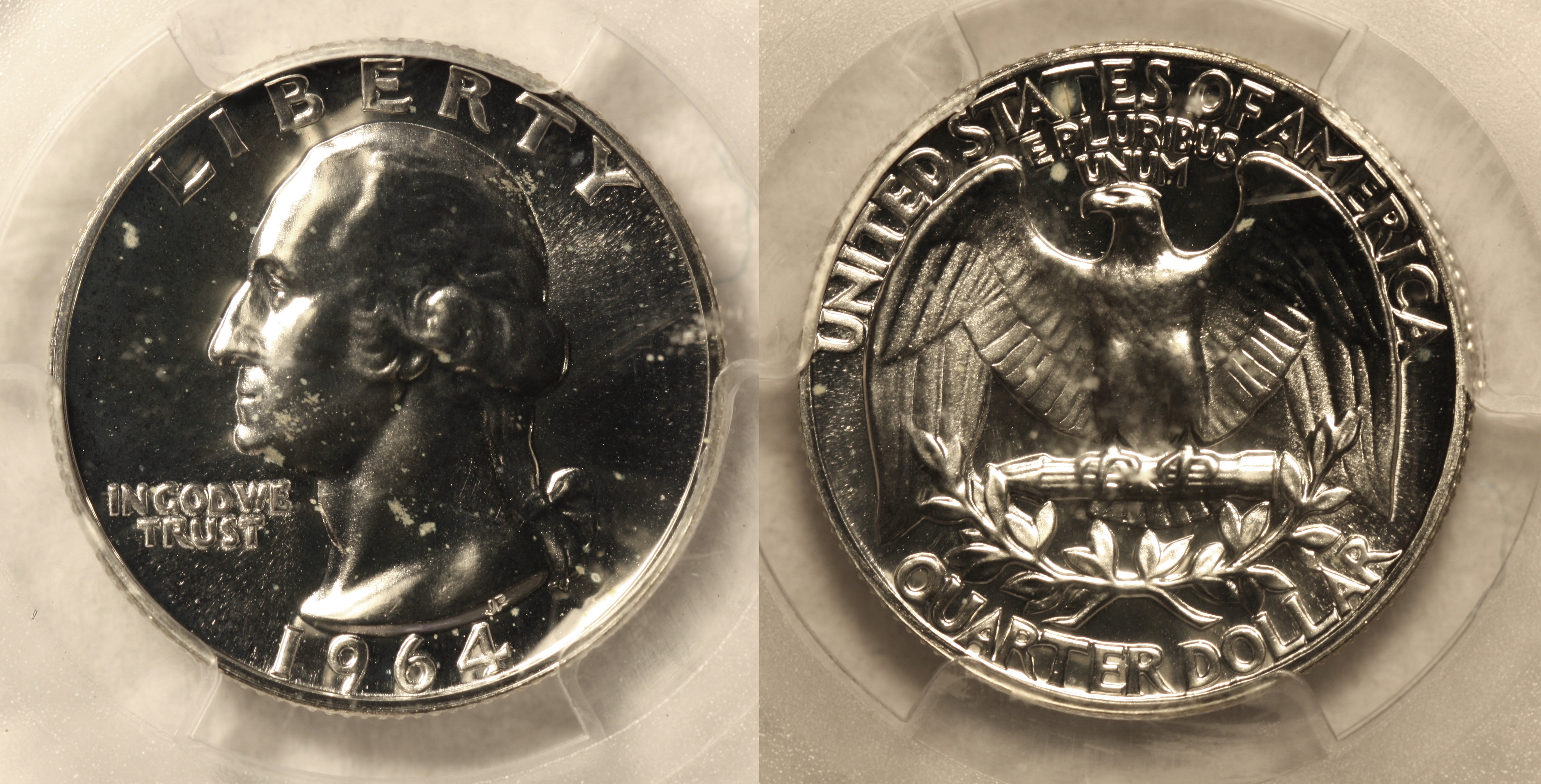 1964 Washington Quarter PCGS Proof-66 #b camera