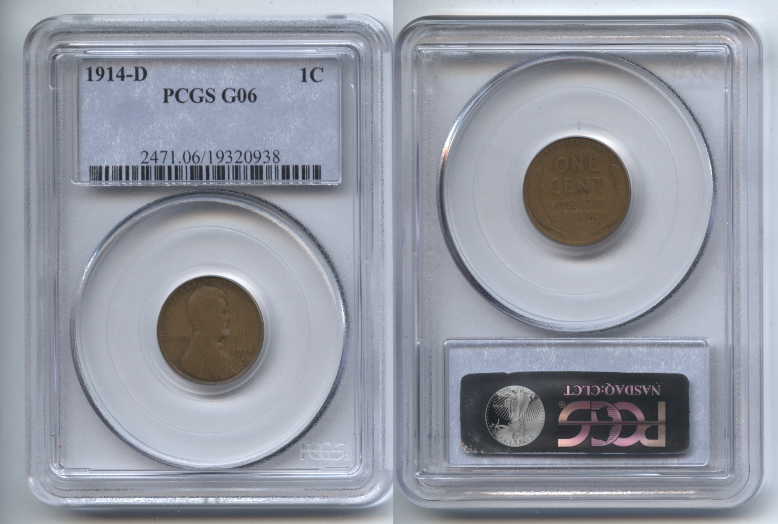 1914-D Lincoln Cent PCGS Good-6