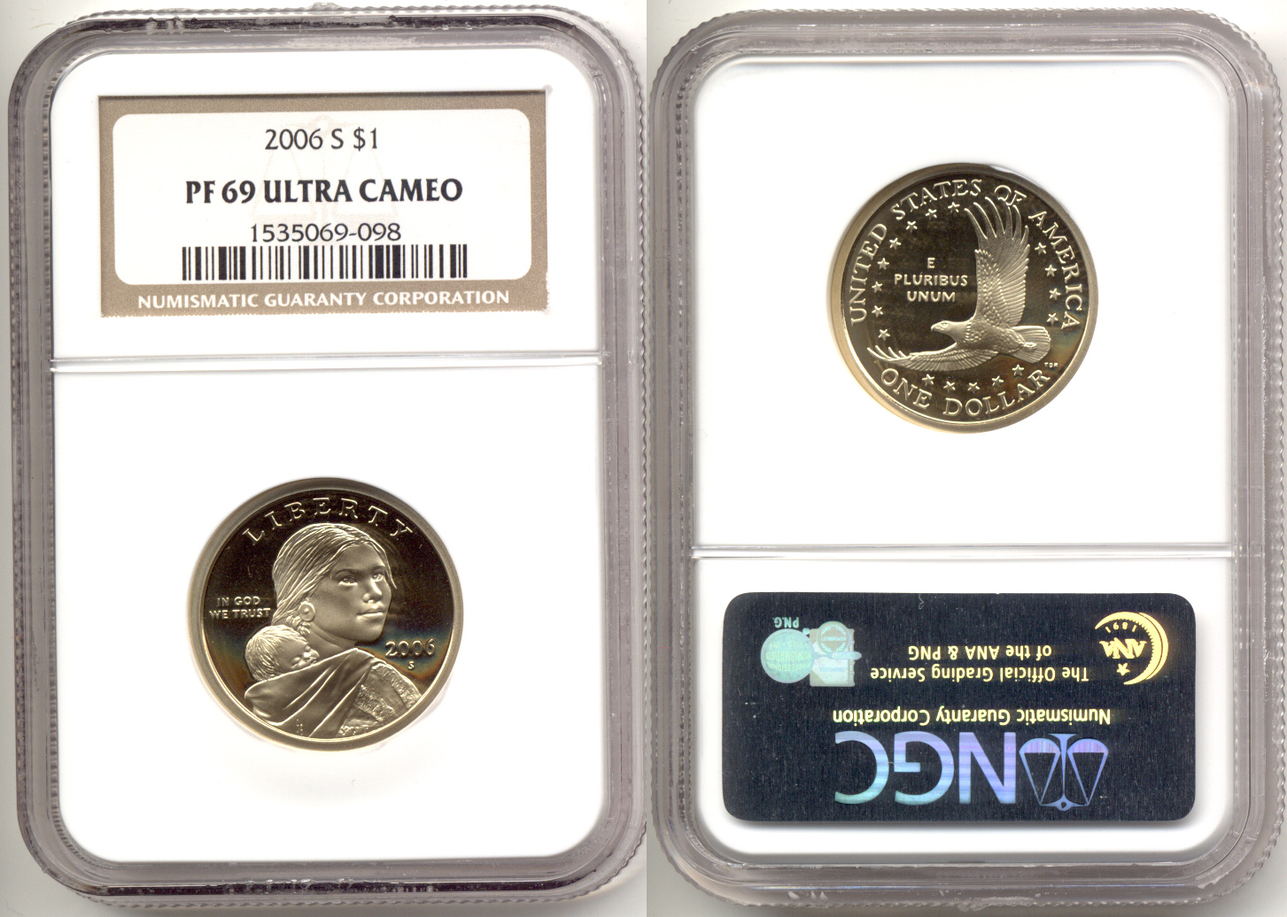2006-S Sacagawea Dollar NGC Proof-69 Ultra Cameo a