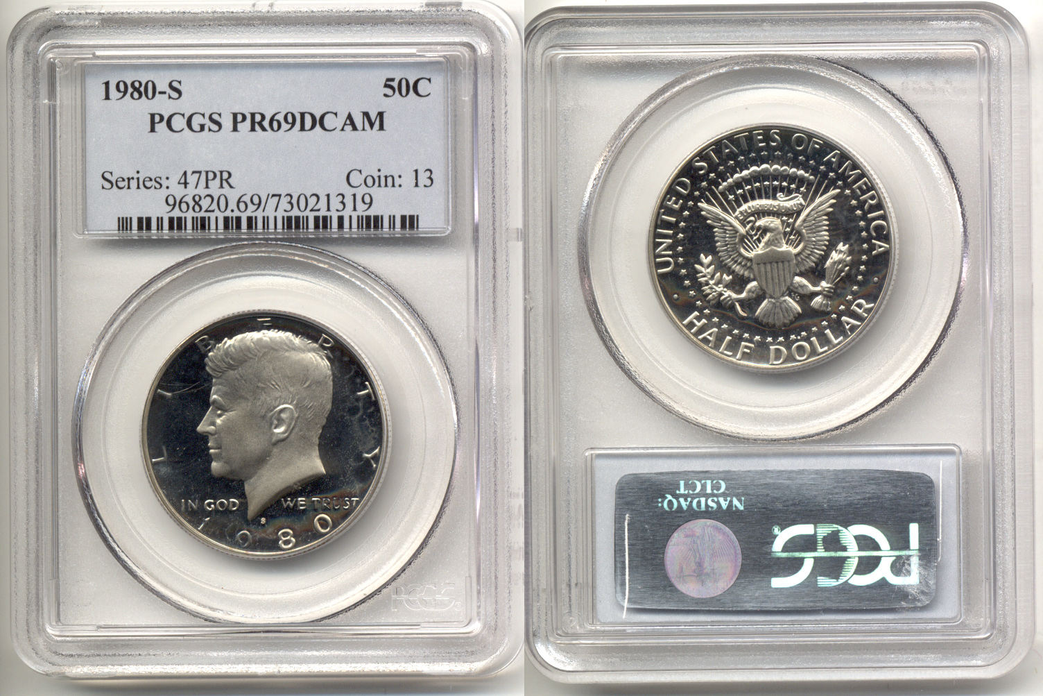 1980-S Kennedy Half Dollar PCGS Proof-69 Deep Cameo