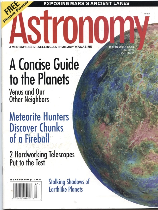 Astronomy Magazine March 2001
