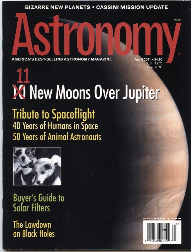 Astronomy Magazine April 2001